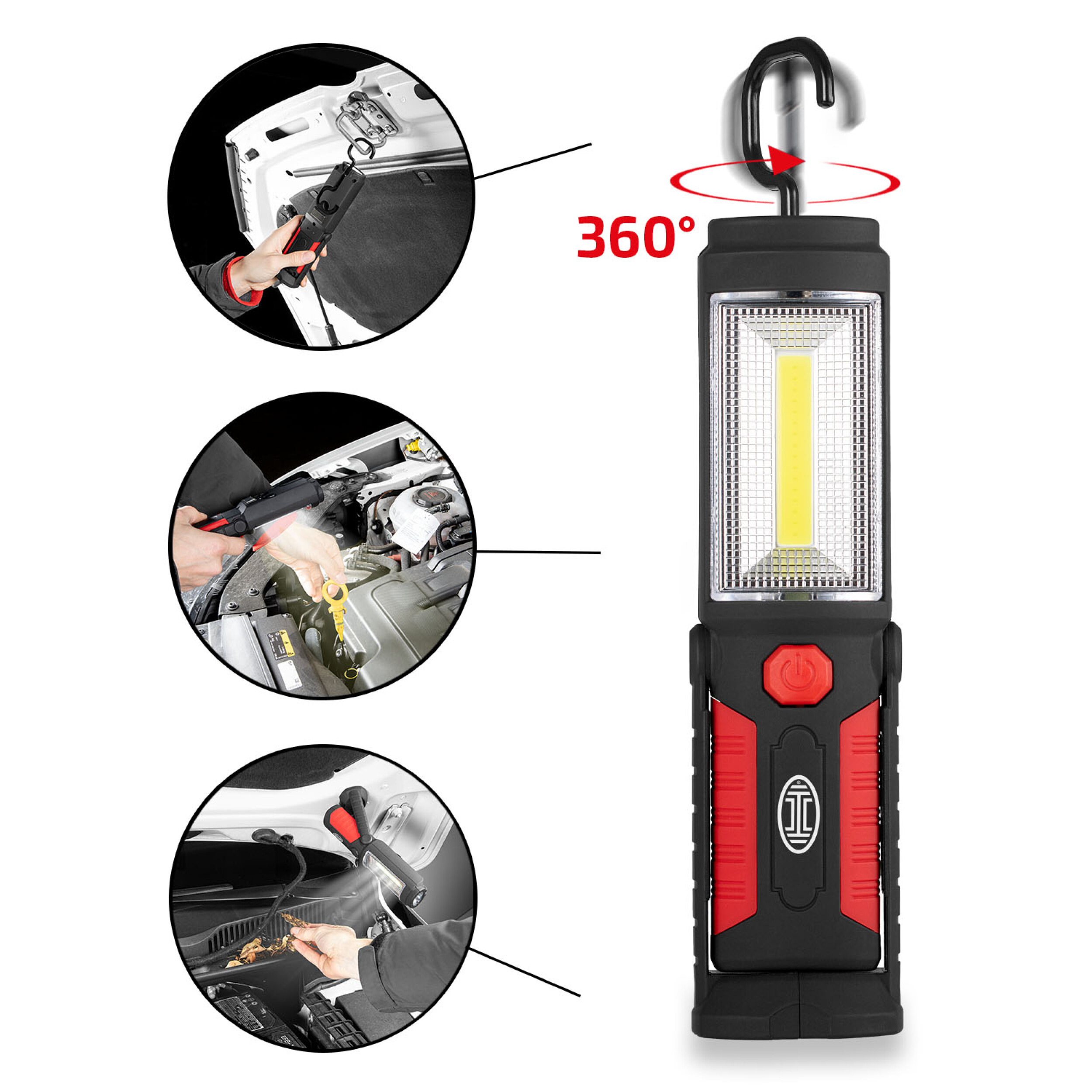 COB-LED Arbeitslampe mit Akku | HEYNER® COB-LED Lamp PRO