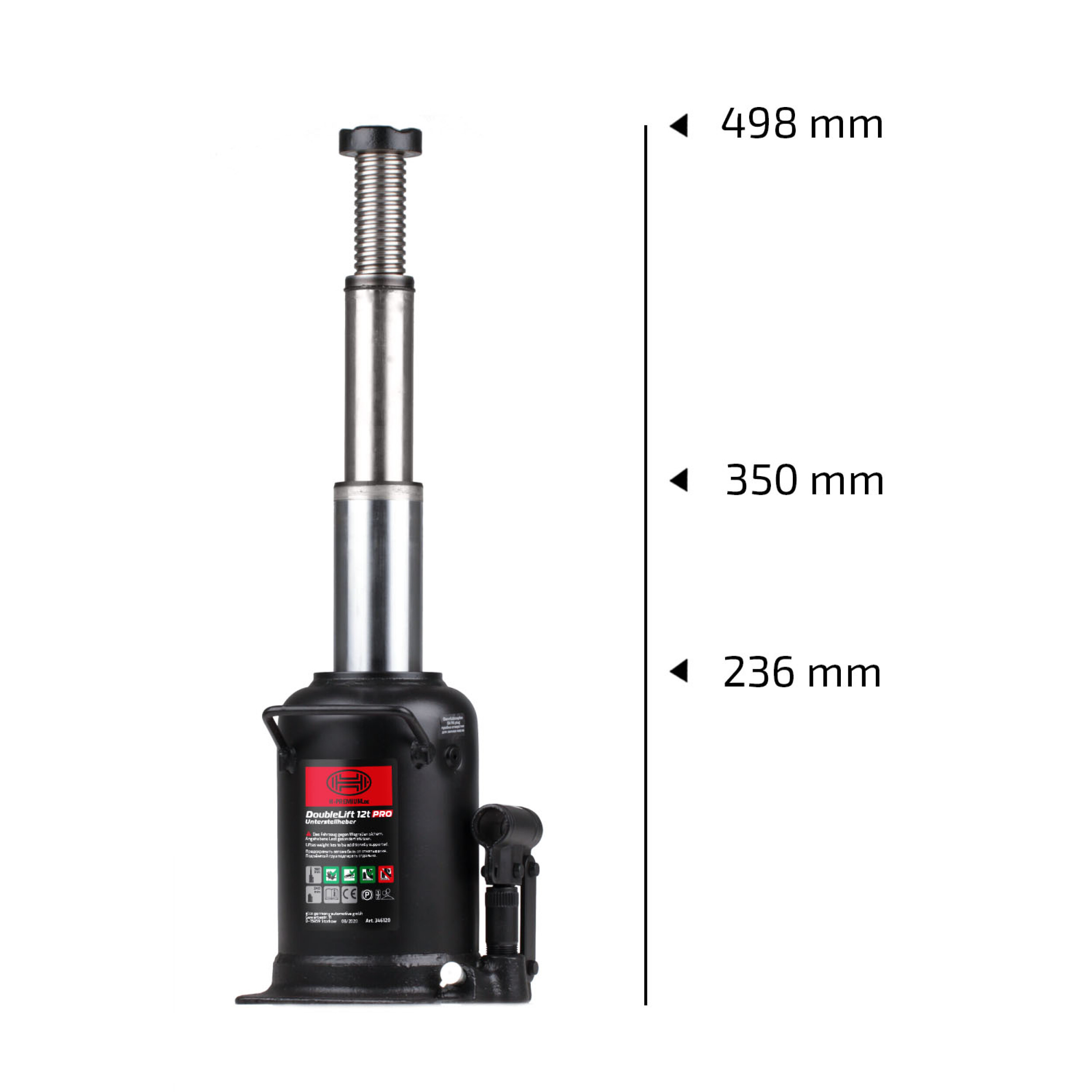 Hydraulic ram jack | HEYNER® DoubleLift 12t PRO