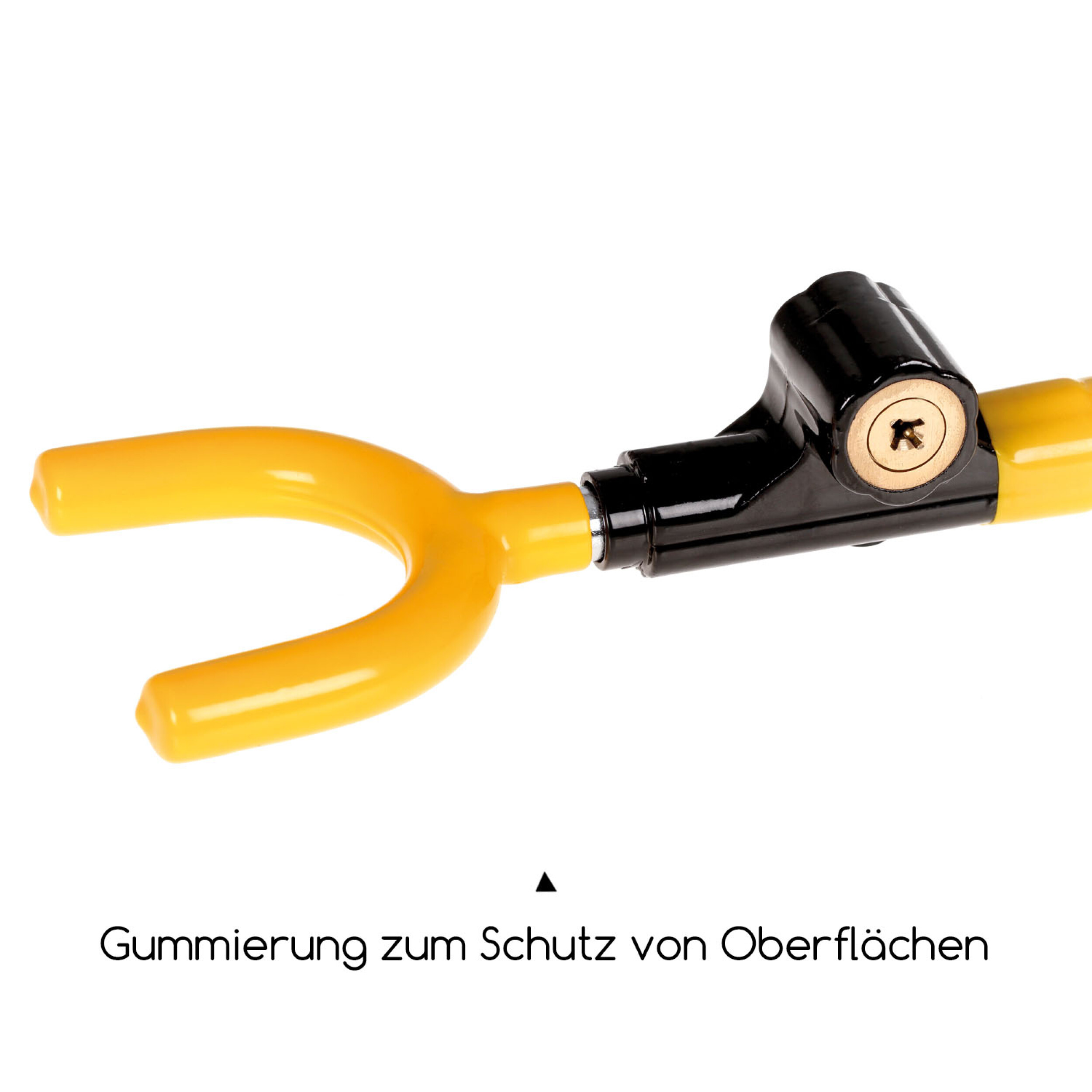 Lenkradsperre mit Schlüssel | alca® AutoSafe Wheel Blocker