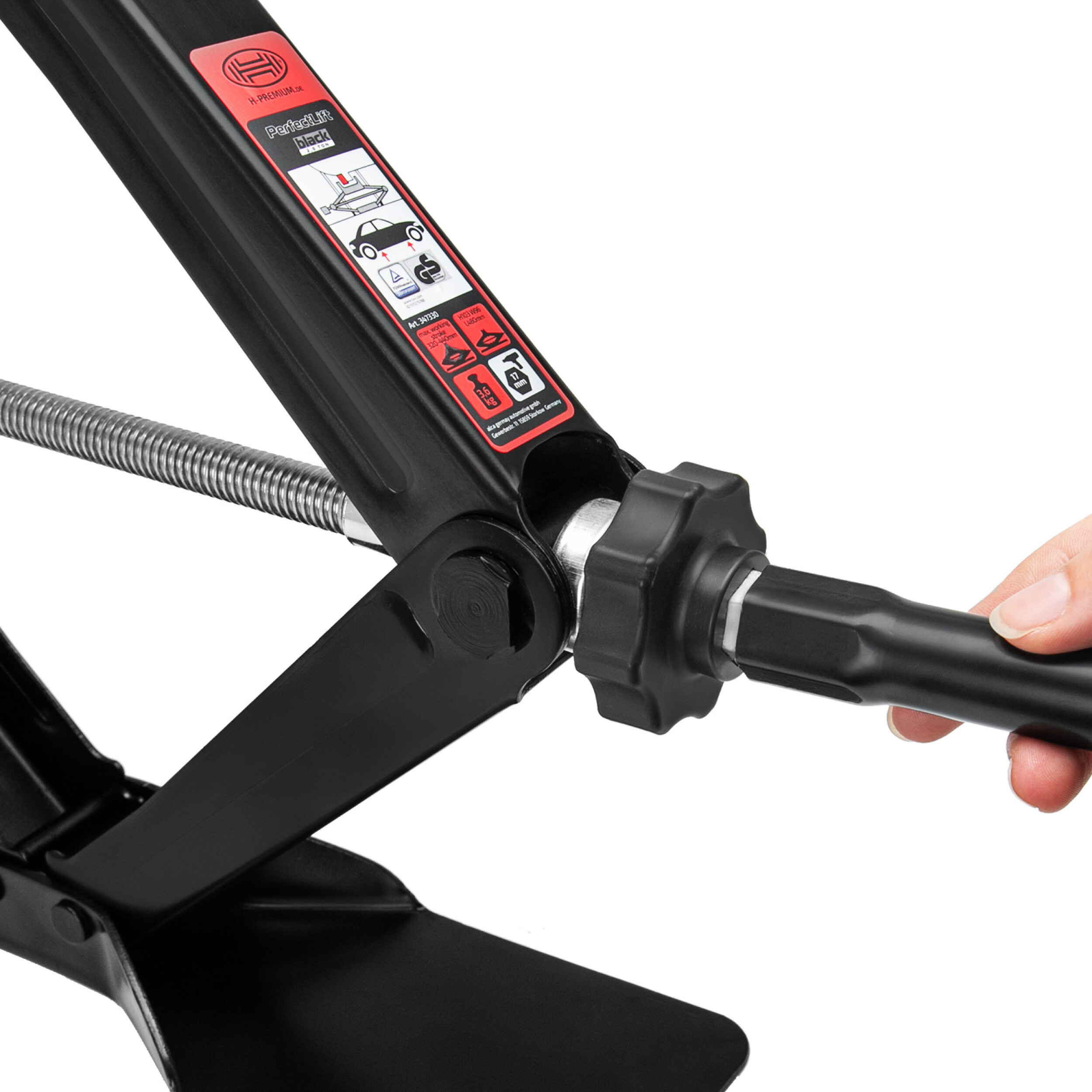 Scherenwagenheber SUV 2t für VW "Black Edition" | HEYNER® PerfectLift L PRO