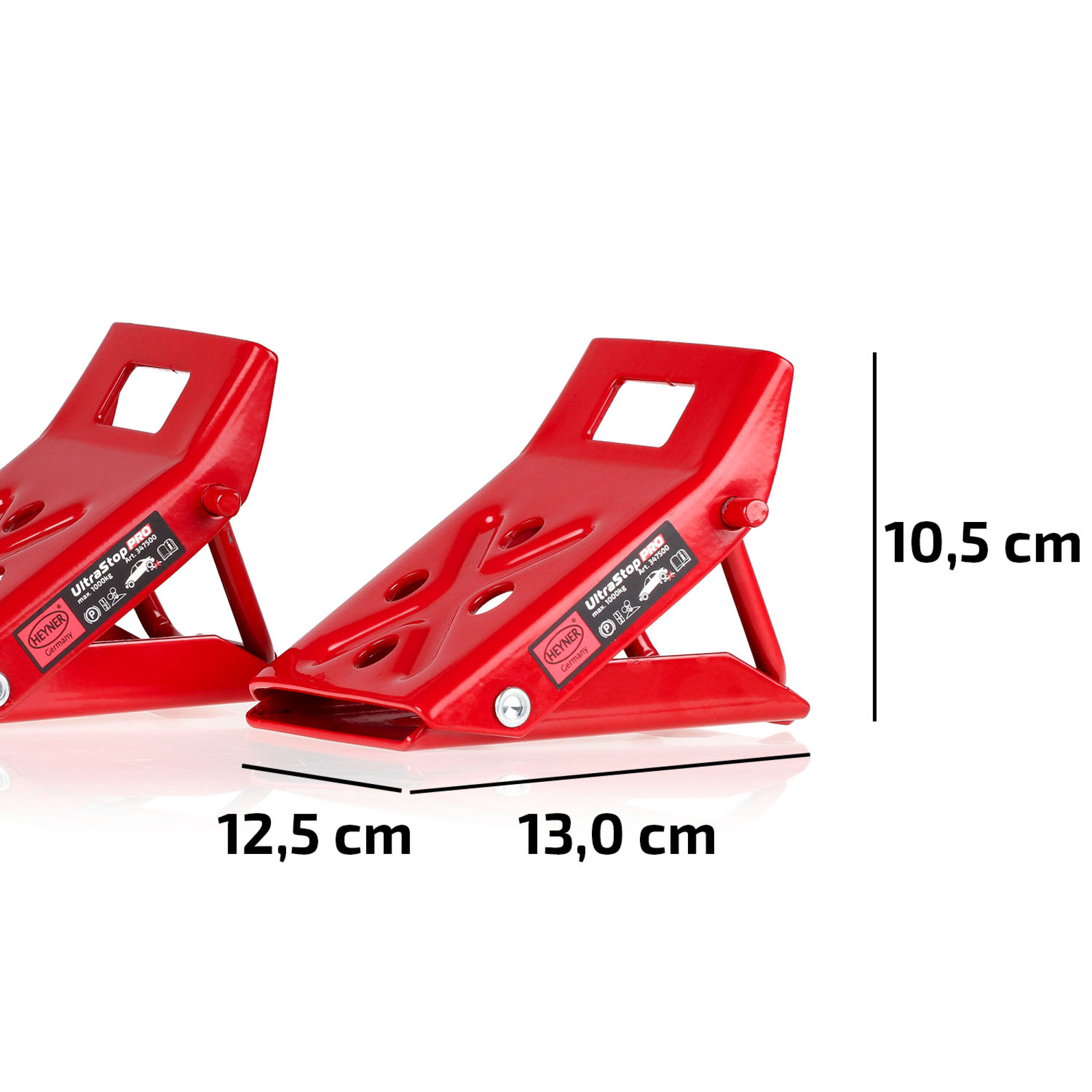 Unterlegkeil 1000kg 2er-Set | HEYNER® UltraStop PRO