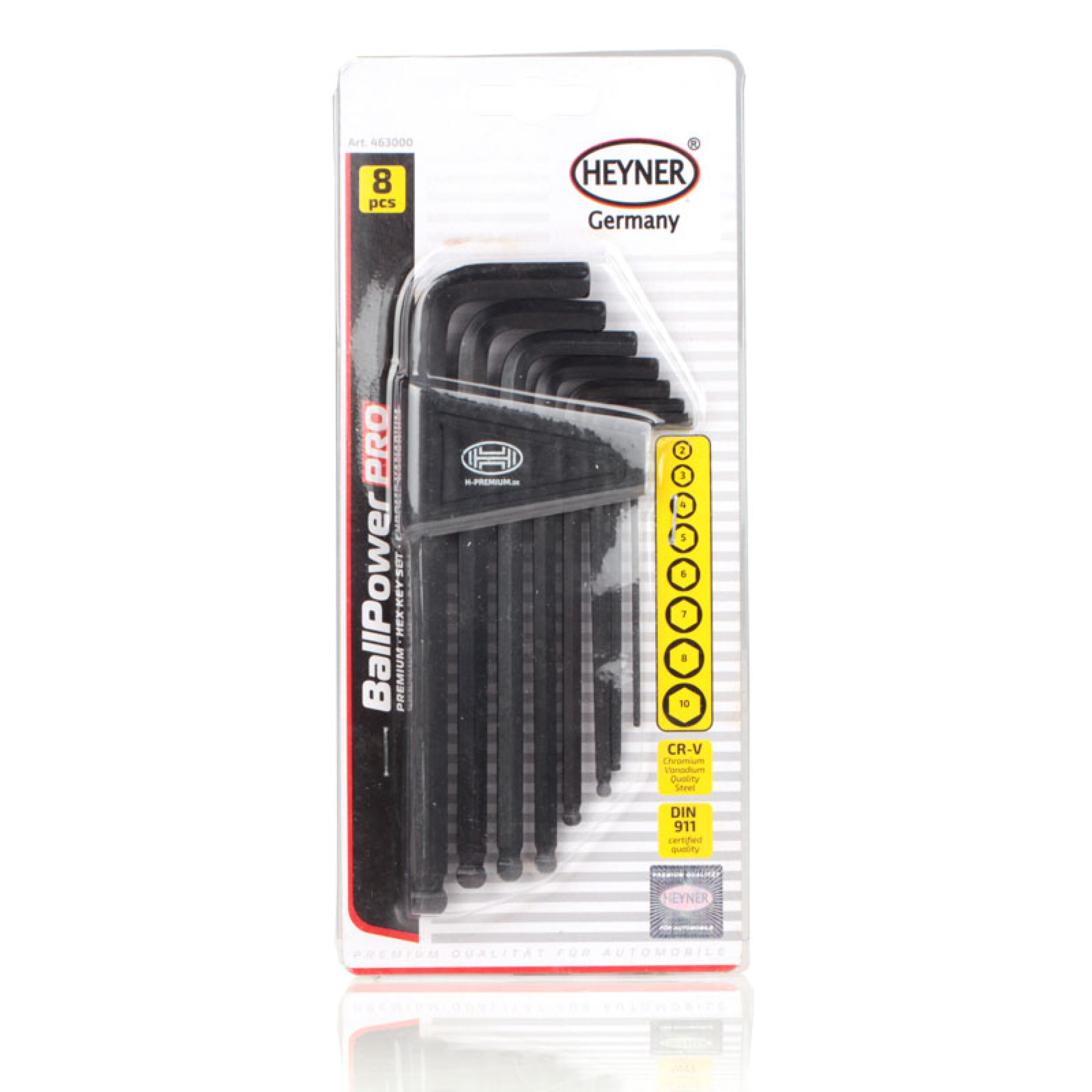 Innensechskantschlüssel 8 Stk. | HEYNER® BallPower PRO
