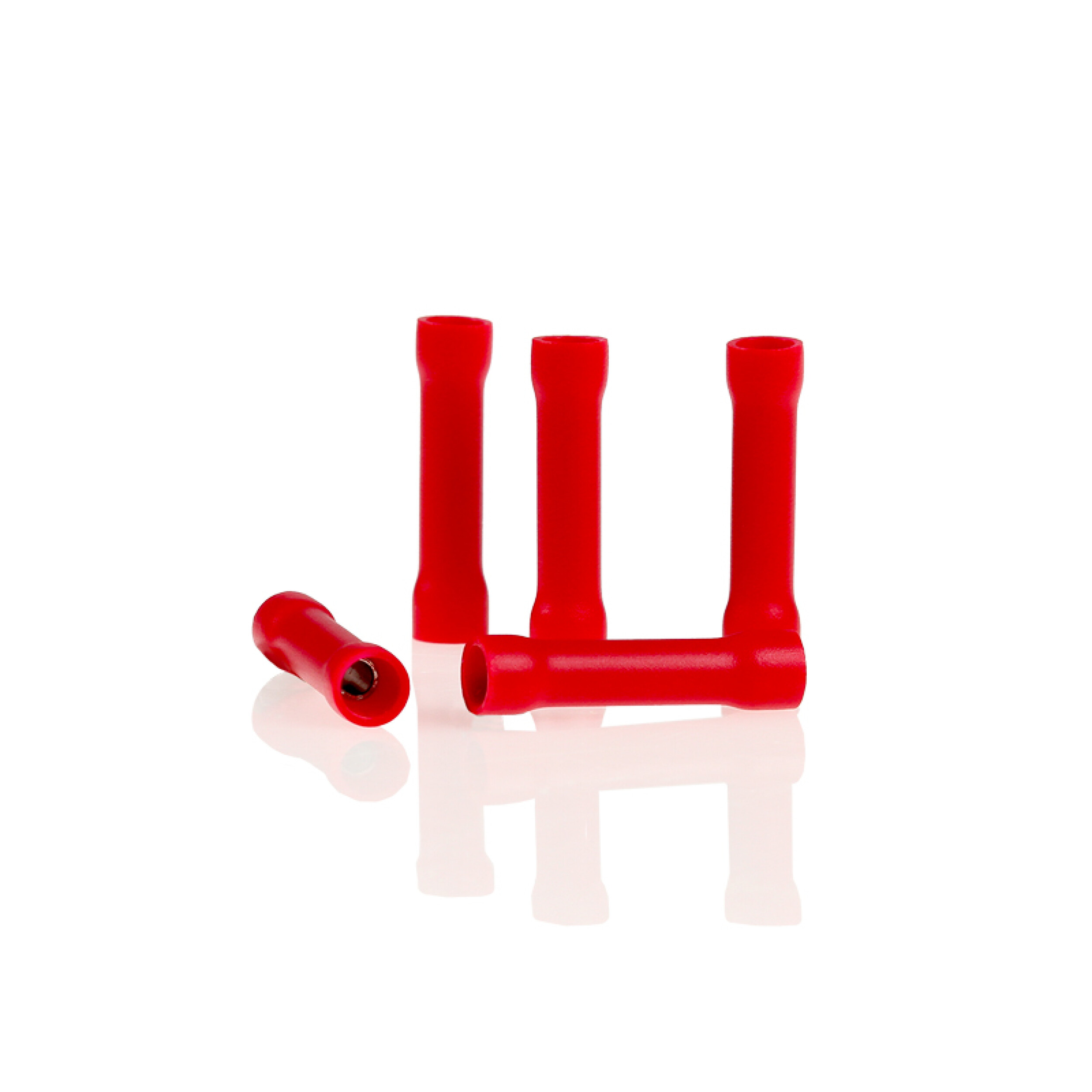 Stoßverbinder rot 1,7mm 10St. | alca® Cable Connect