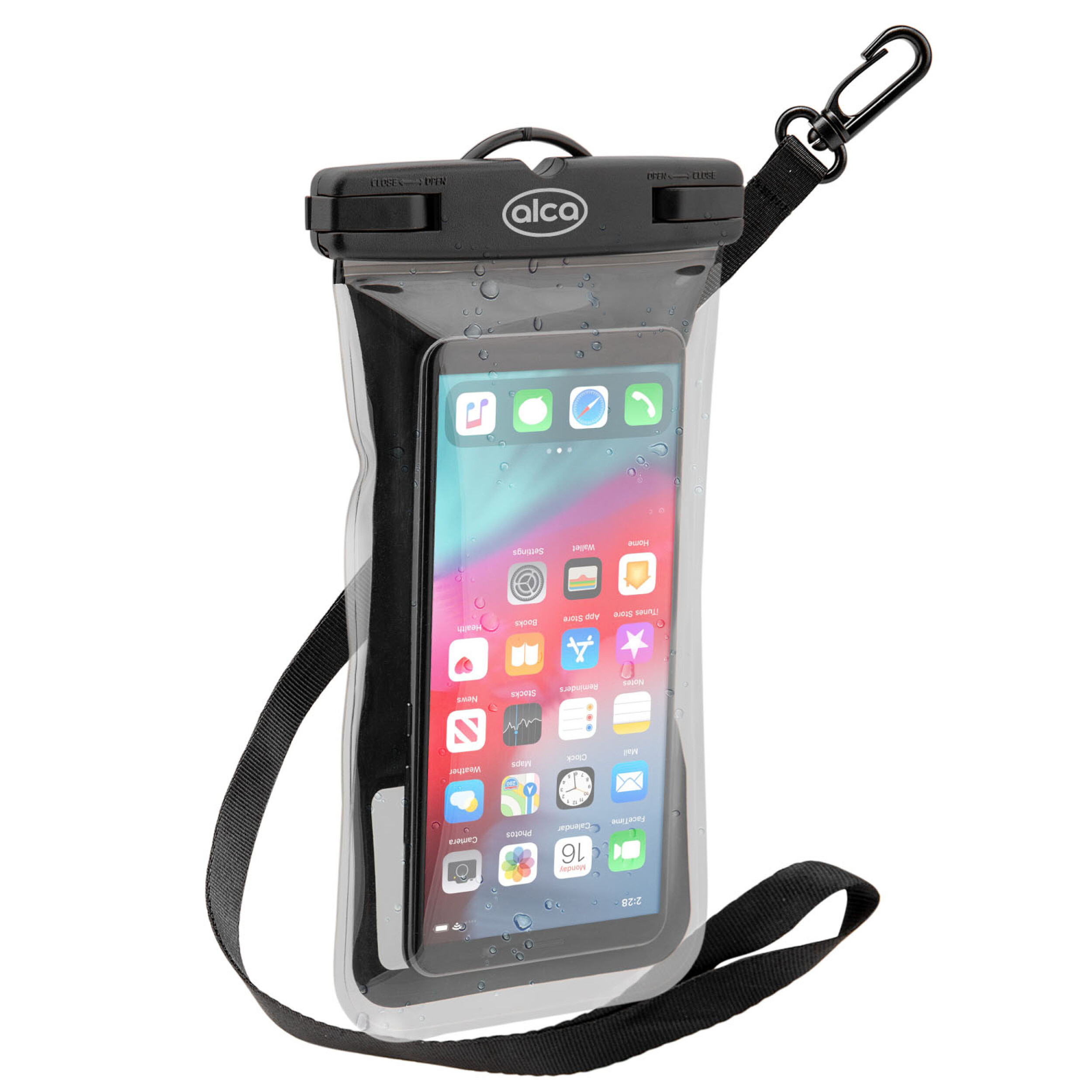 Wasserdichte Handyhülle (Schwimmend / Standard) | alca® AquaSafe PhoneBag Up