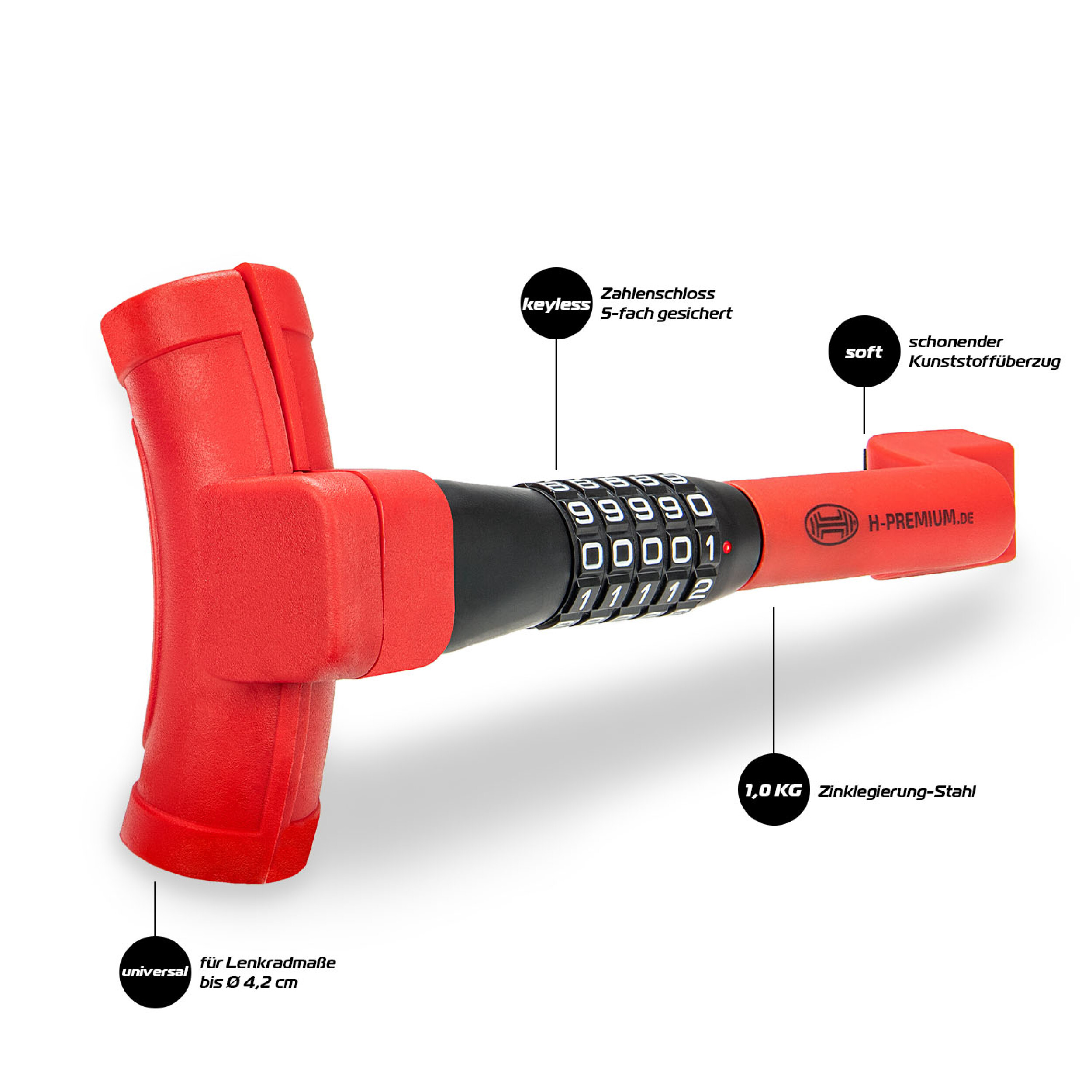 Lenkrad-Sperre | HEYNER® T-LOCK PRO