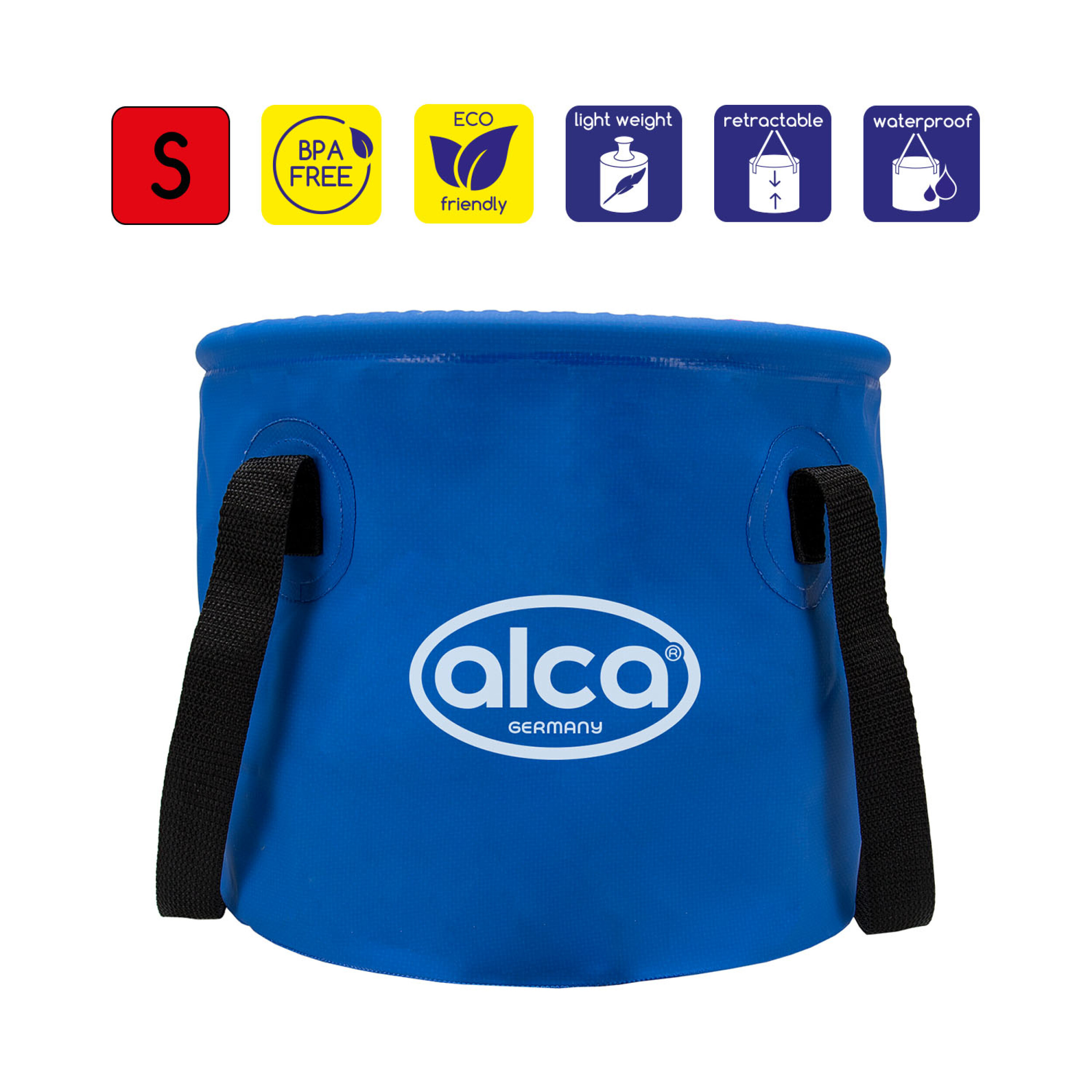 Faltbarer Wassereimer | alca® AquaMobil Kompakt Bassin 10 L