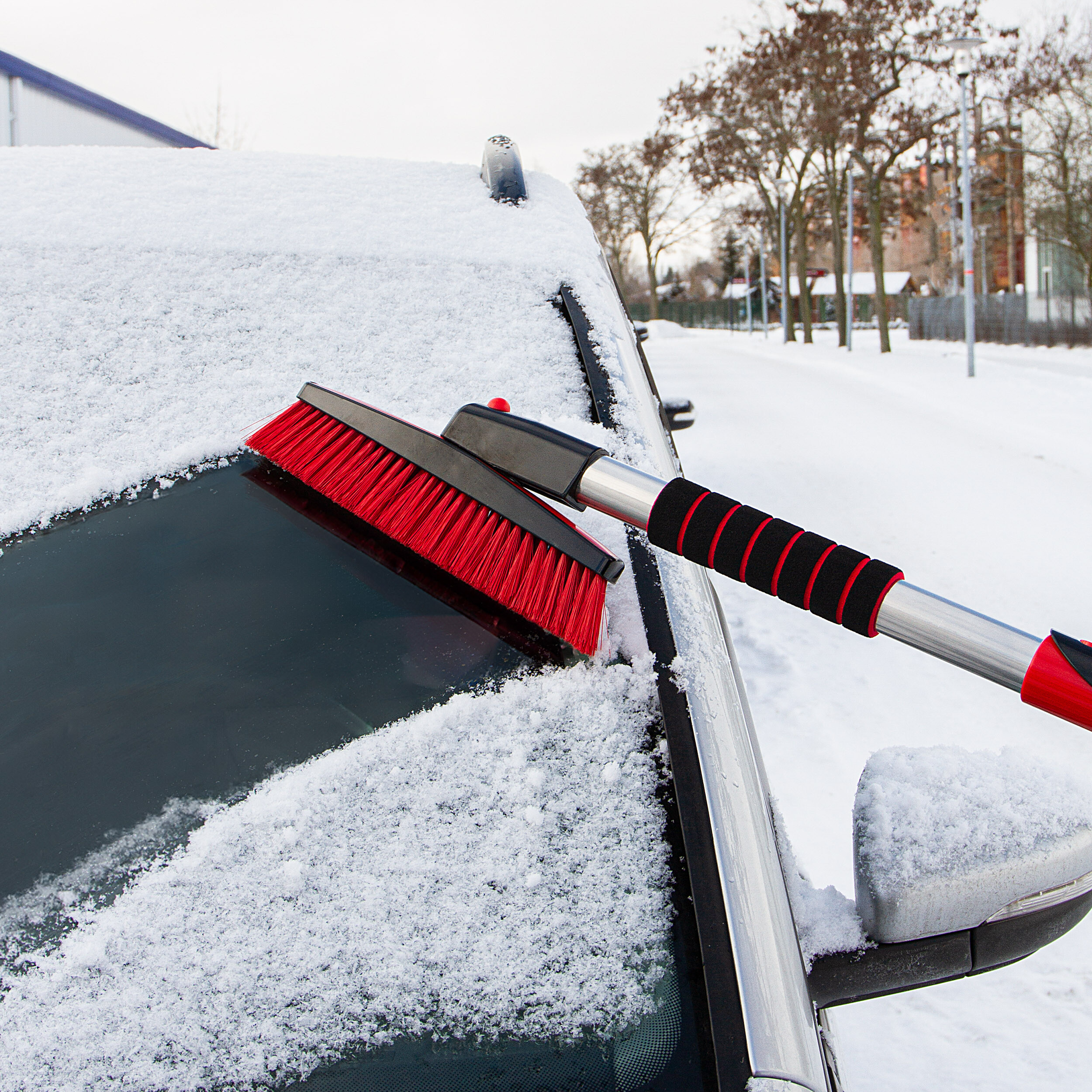 Teleskop Schneebesen mit Messingklinge 160cm | HEYNER® SnowStar XXXL PRO