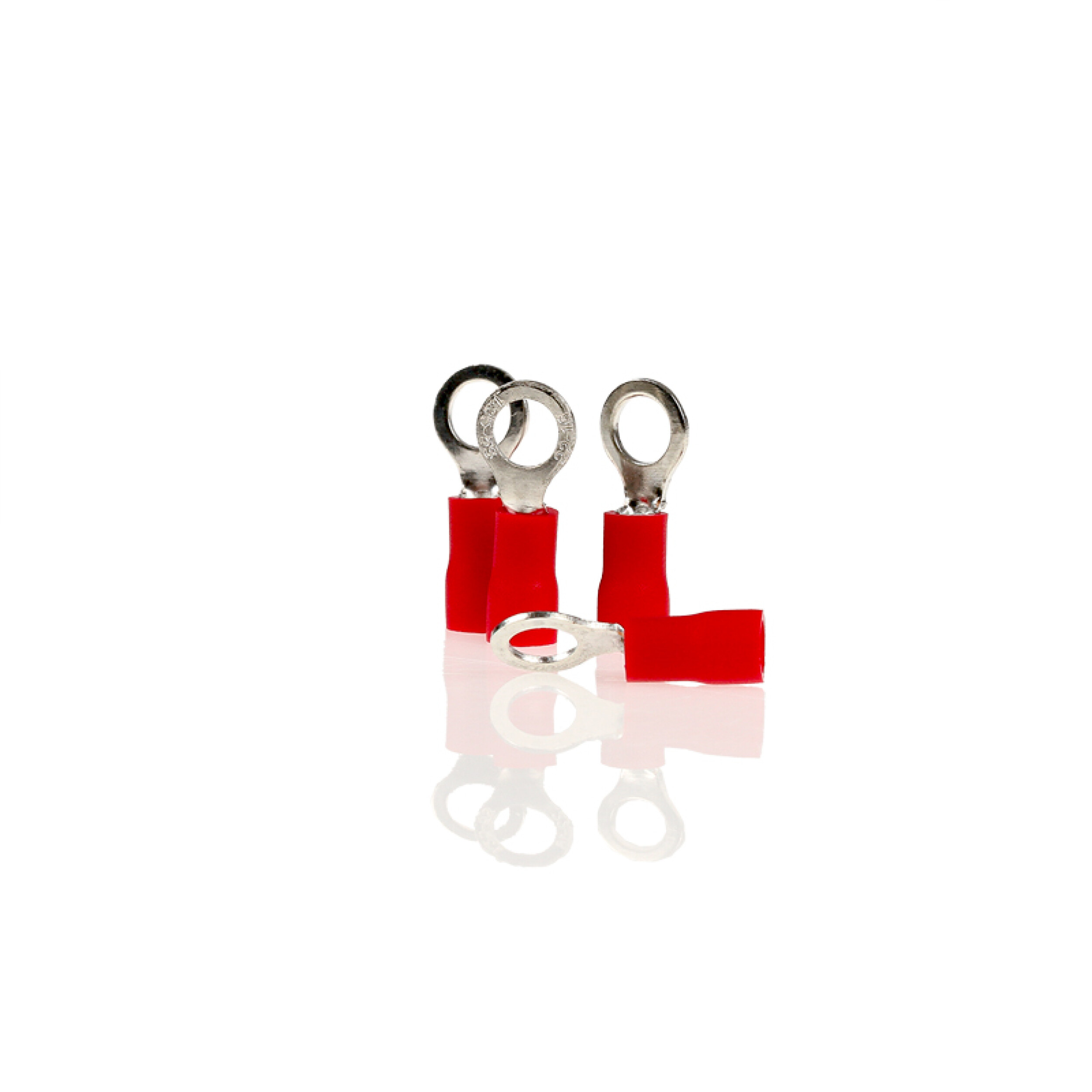 Ring-Kabelschuhe rot 5,3mm 10St. | alca® Cable Connect
