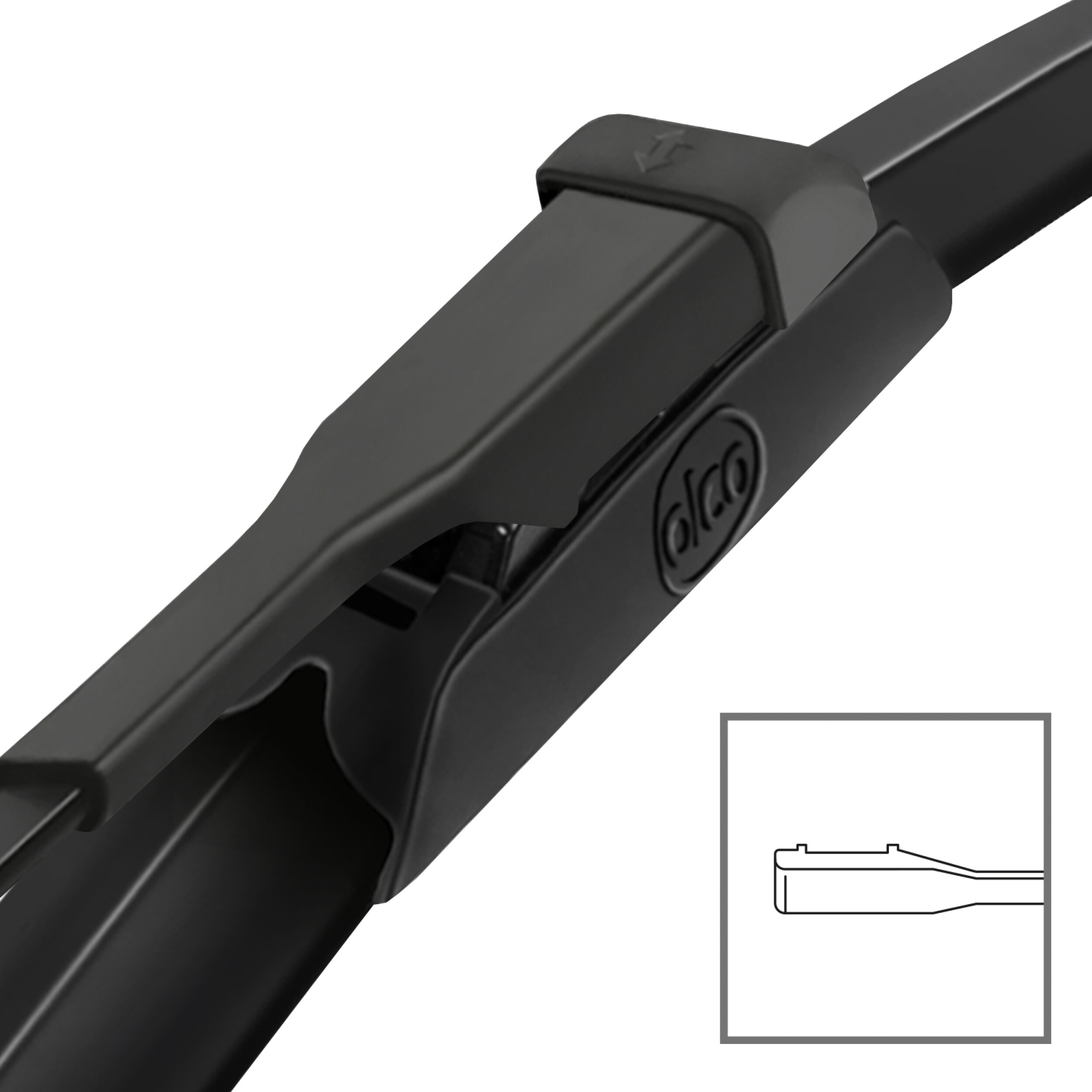 alca® SUPER FLAT Scheibenwischer Set für DACIA DOKKER 05.2015 - 12.2021