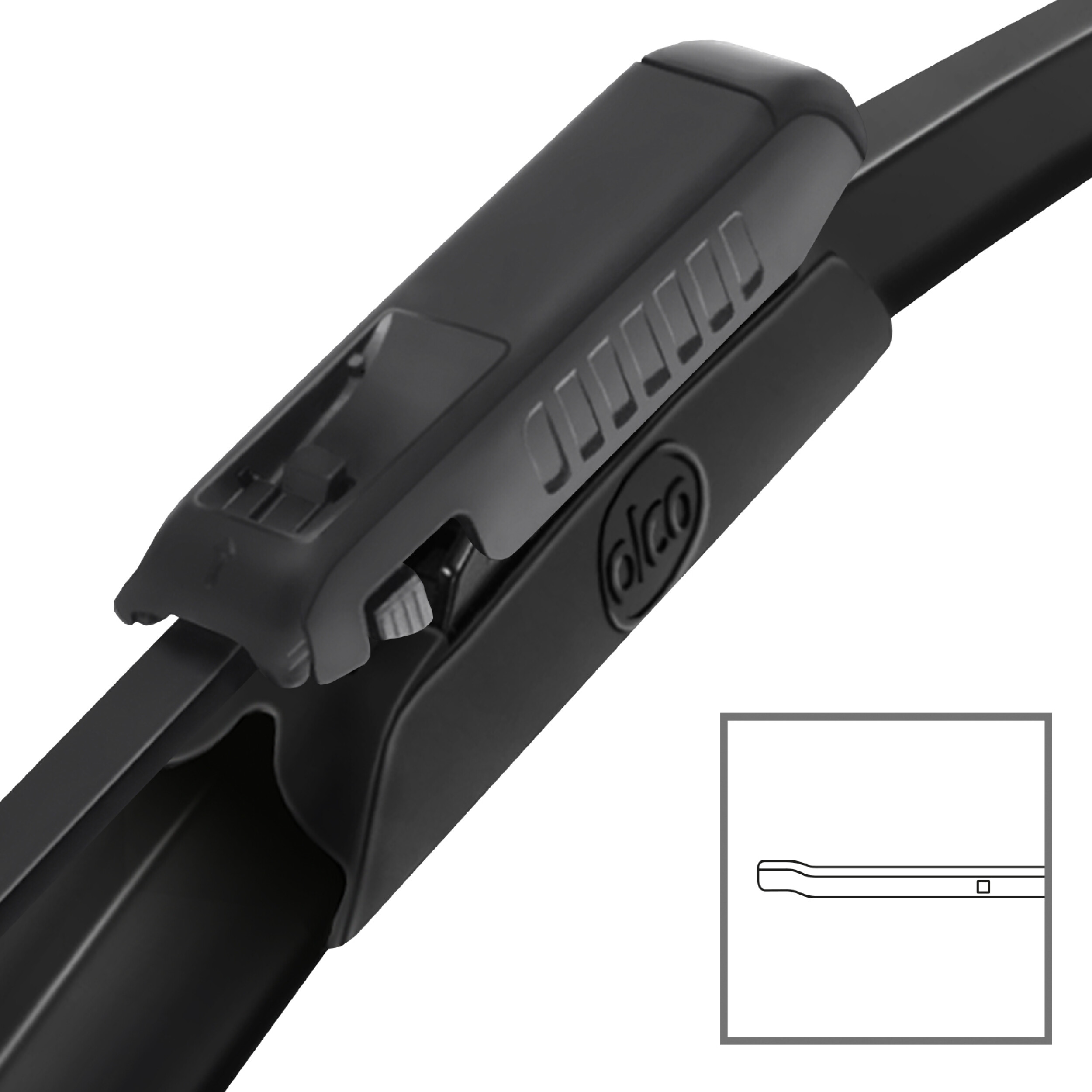 alca® SUPER FLAT Scheibenwischer Set für RENAULT TWINGO III 09.2014 - 05.2025