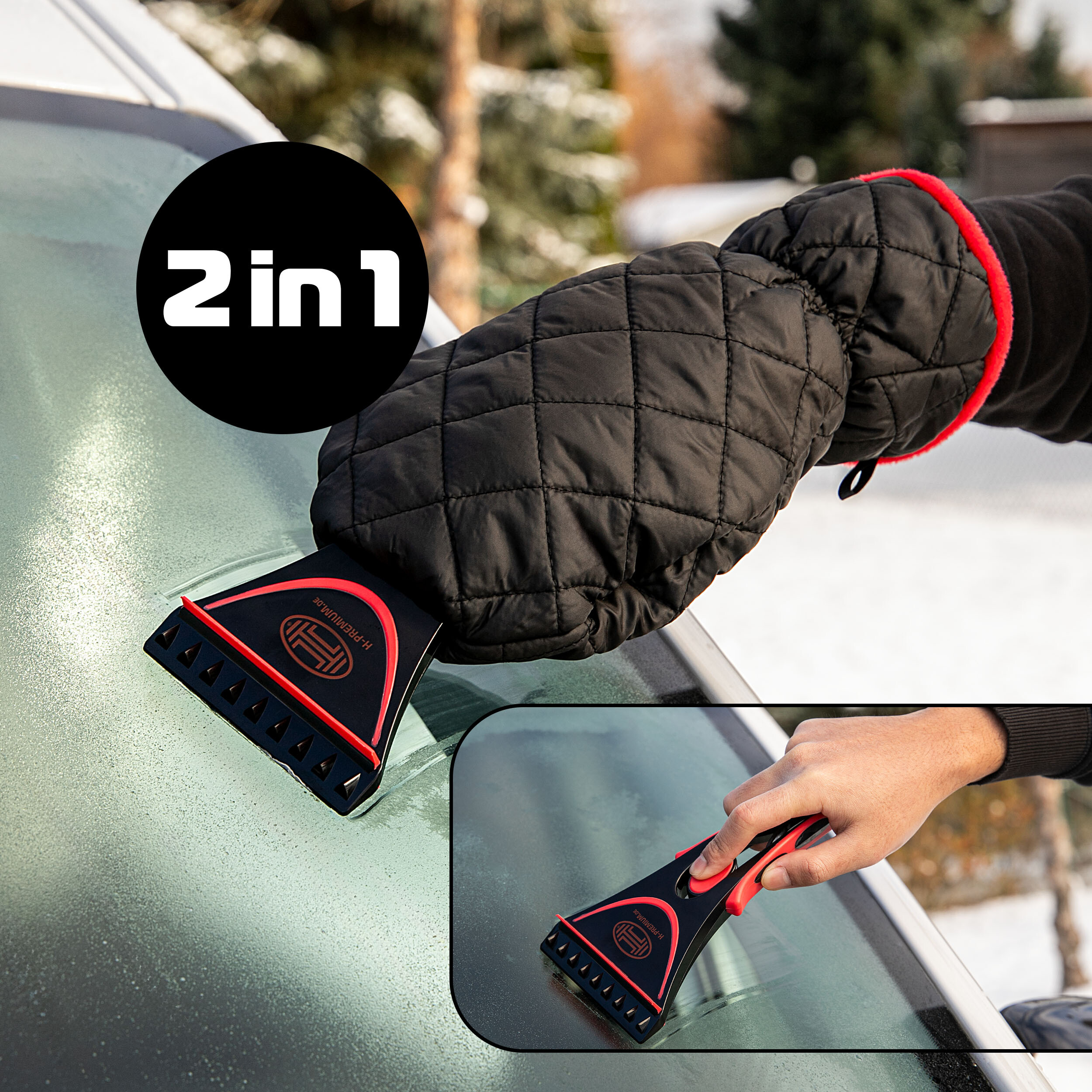 Eiskratzer mit Handschuh | HEYNER® GloveStar Pro