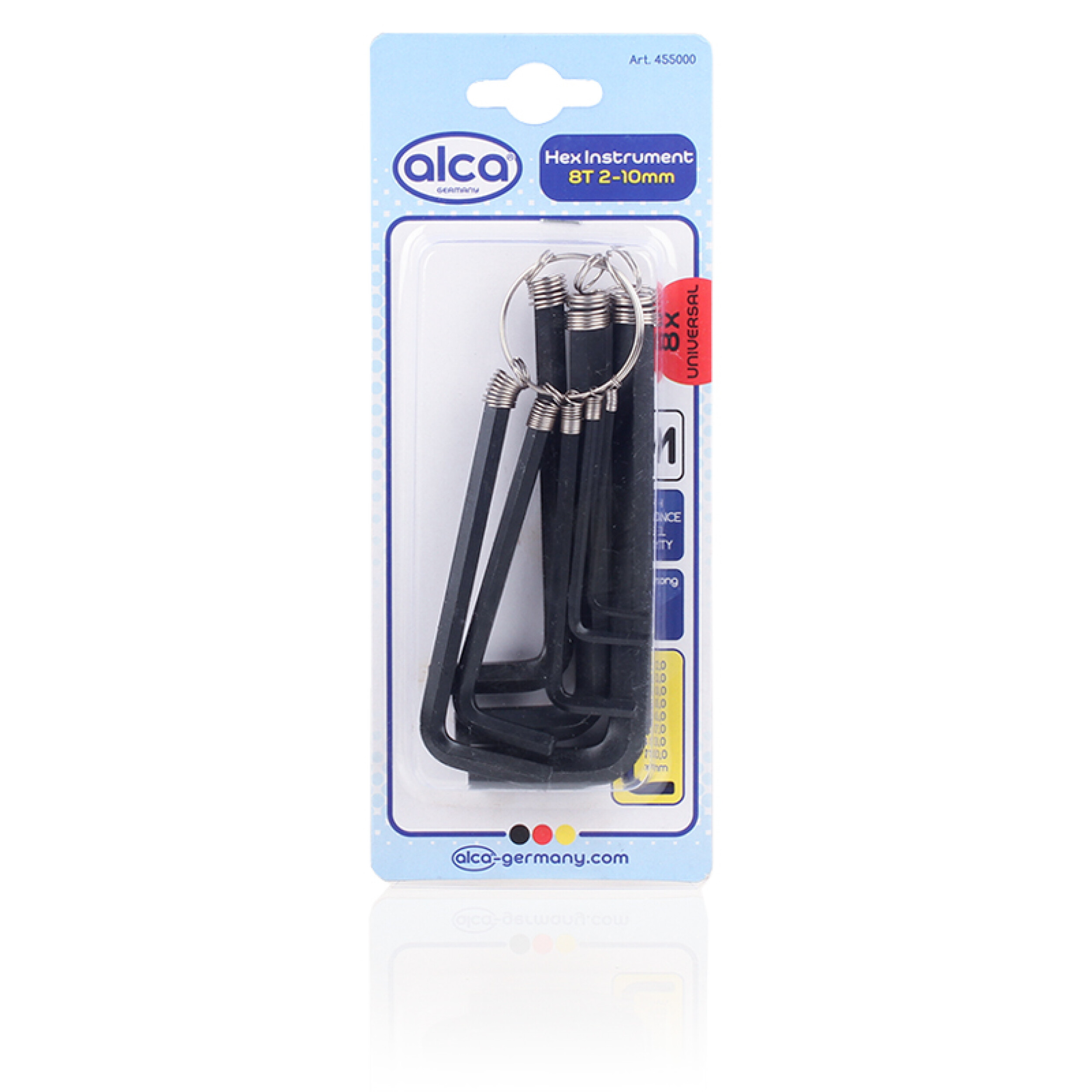 Innen-Sechskantschlüssel Set | alca® Hex Instrument 8T 2-10mm