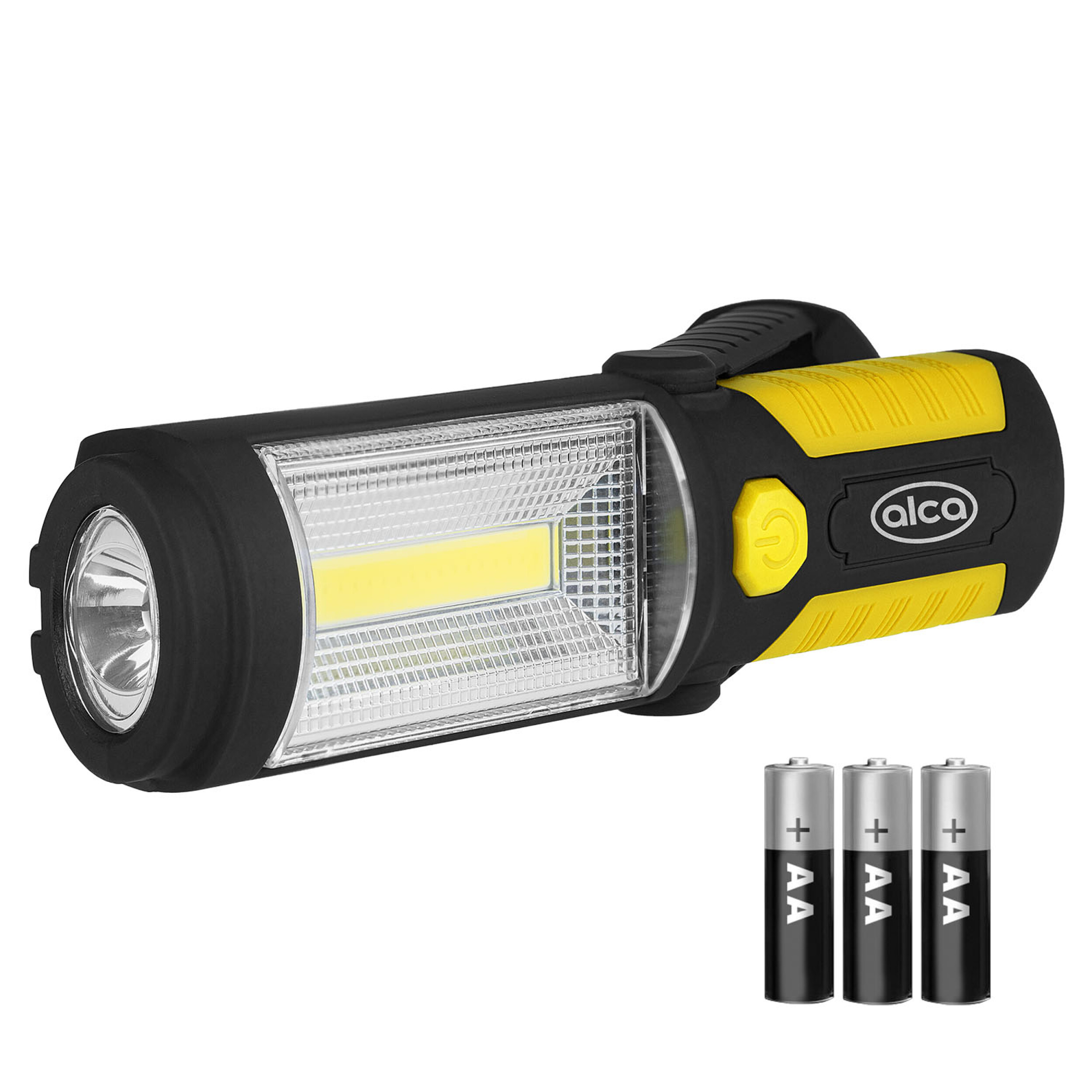 COB-LED Arbeitslampe mit Batterien | alca® COB-LED Lamp