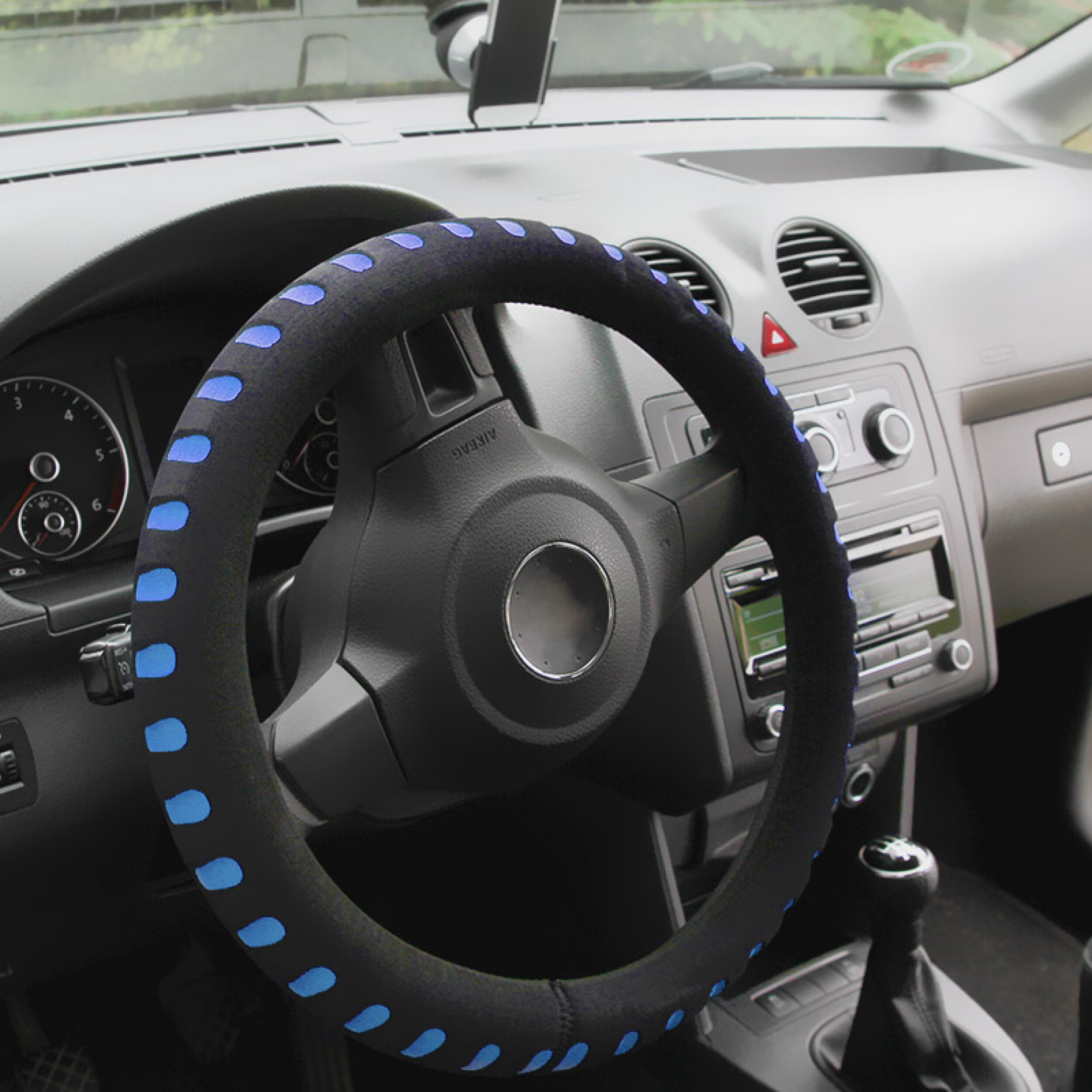 Lenkradhülle SOFT blau | alca® O-Cover