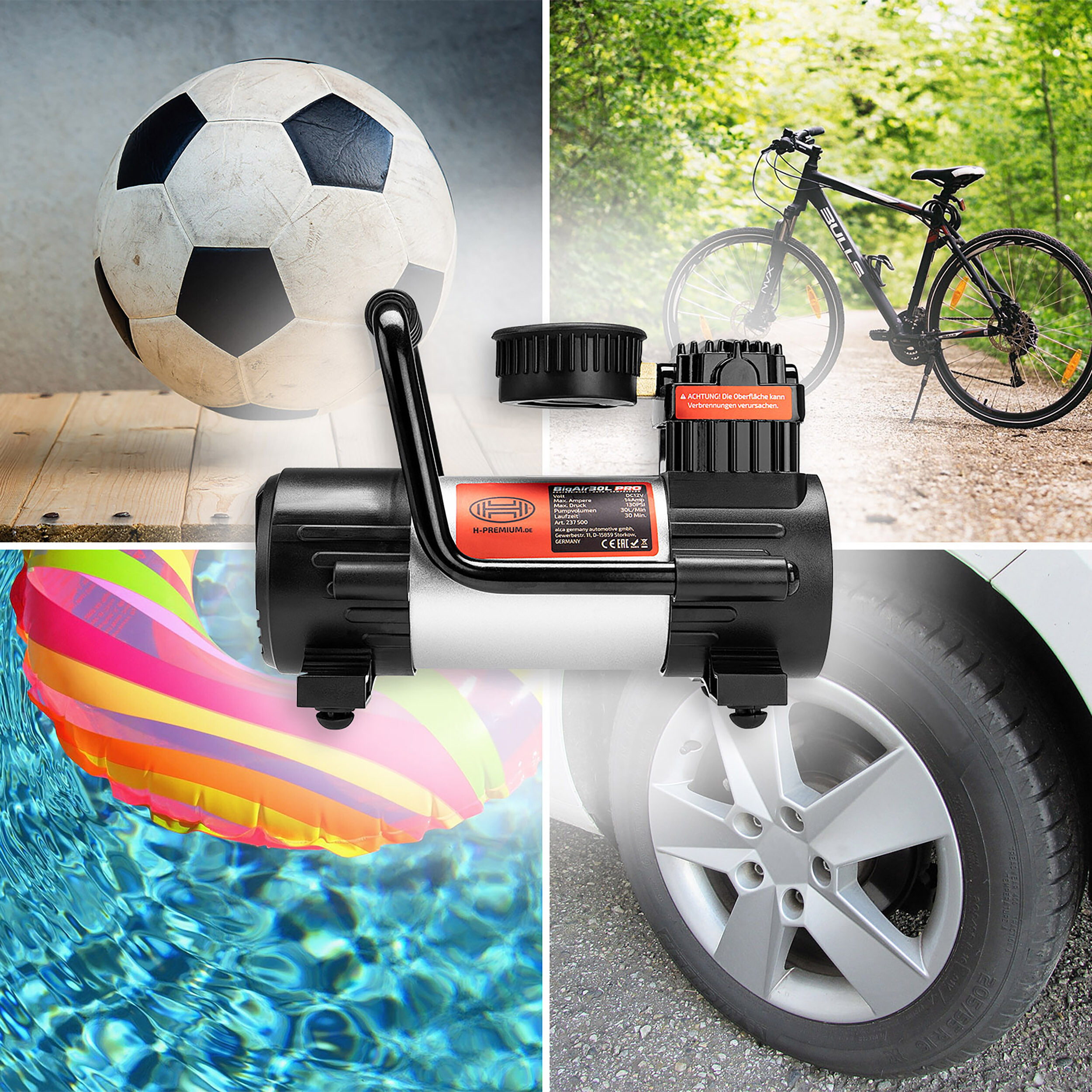 Kompressor 12 V / 30 L | HEYNER® BigAir30L PRO