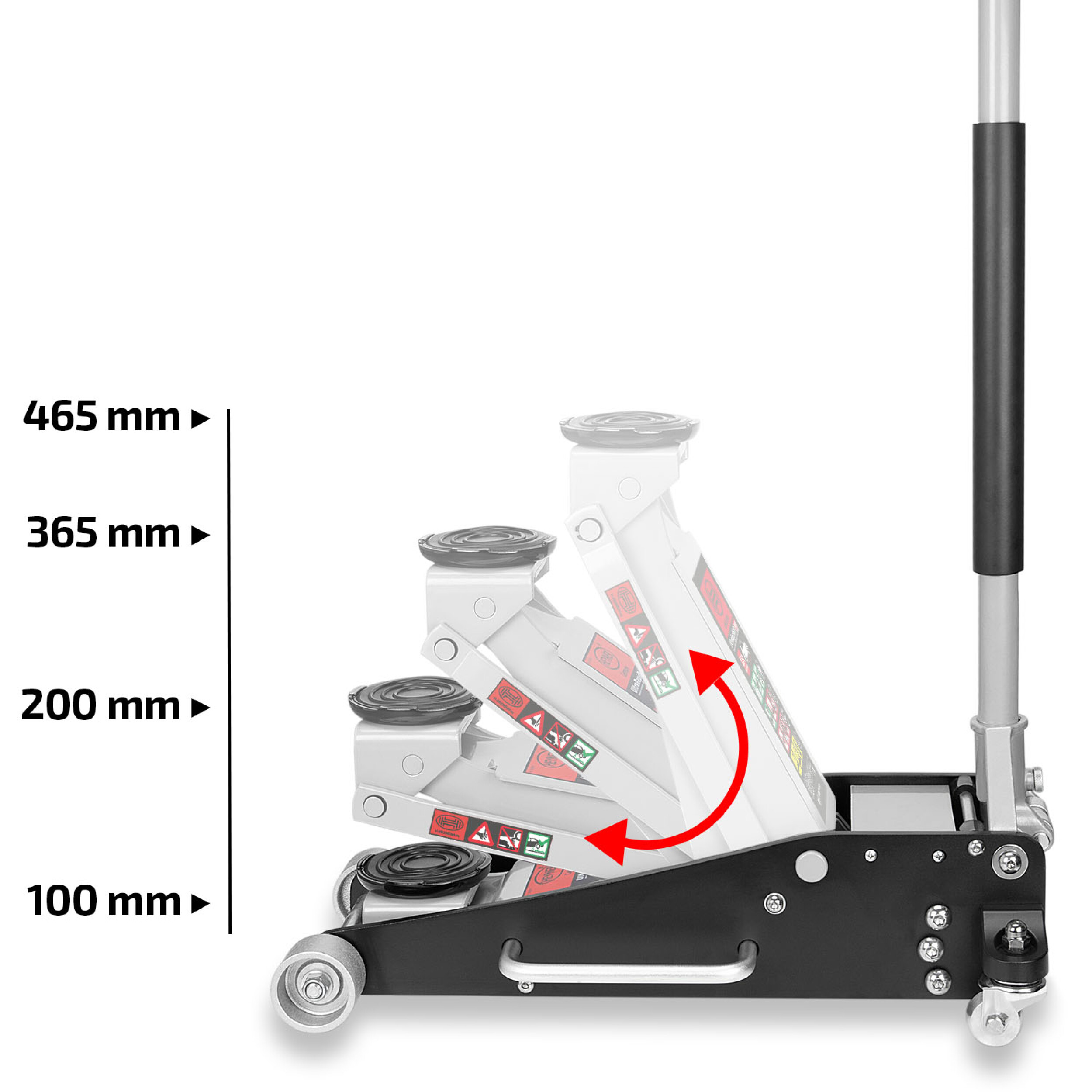 Premium Rangierwagenheber 2,5 t | HEYNER® UltraRapidLift PRO