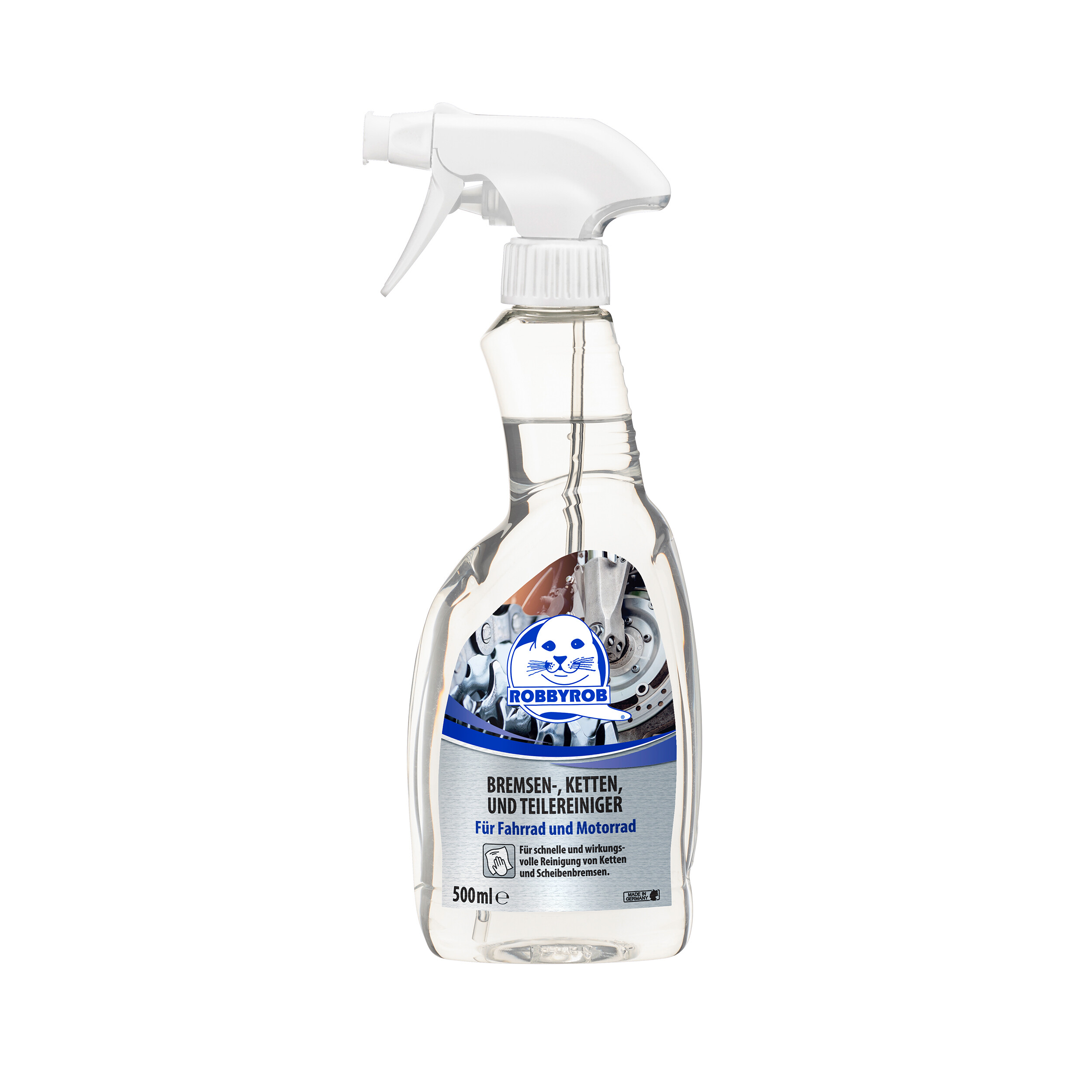RobbyRob Bremsen, Ketten & Teilereiniger 500 ml Sprühflasche