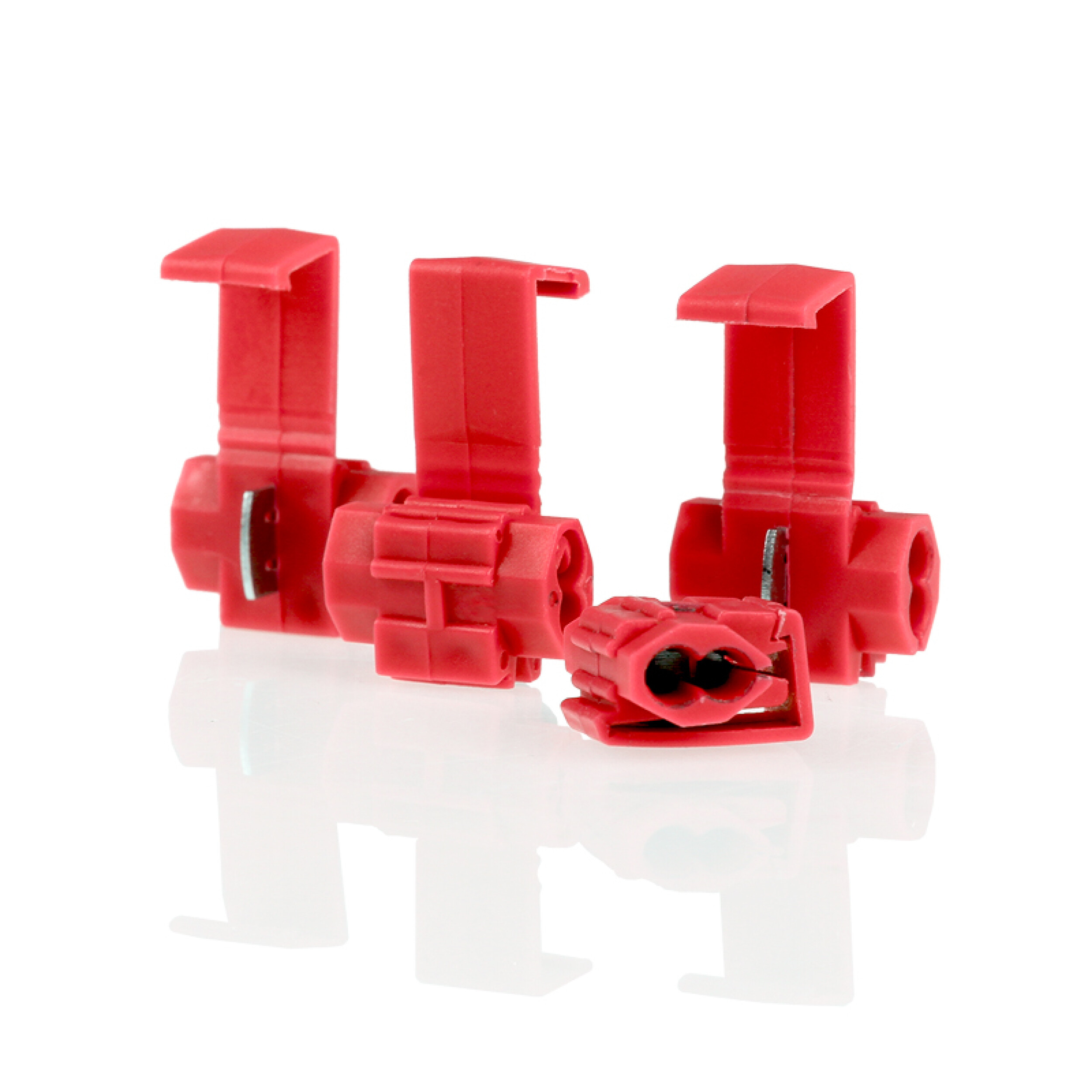 Klemm-/Abzweigverbinder rot 0,5-1,0mm² 5St. | alca® Cable Connect