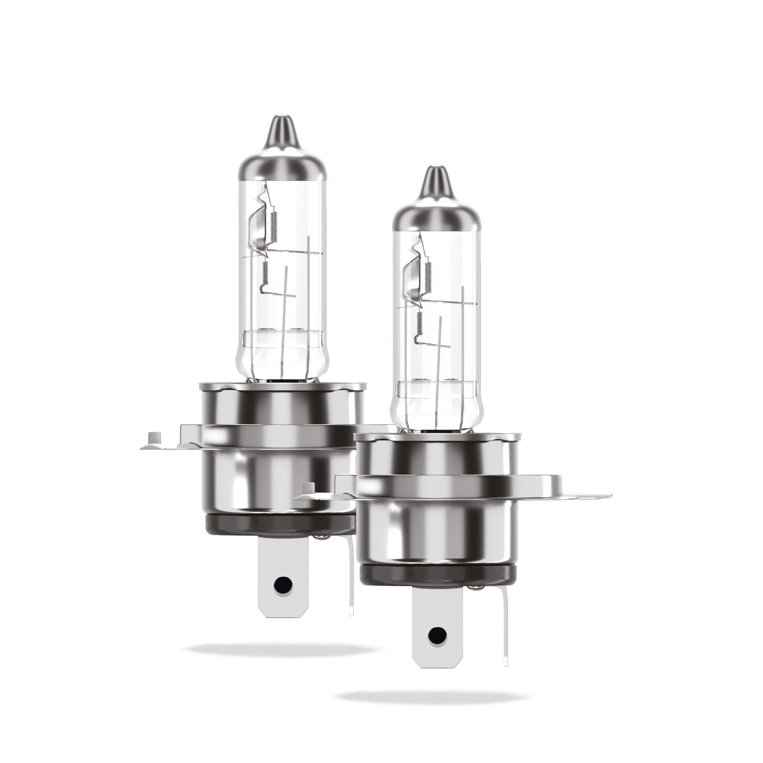 Halogenlampe H4 mit 100% mehr Licht (2er-Set) | alca® H4 +100%
