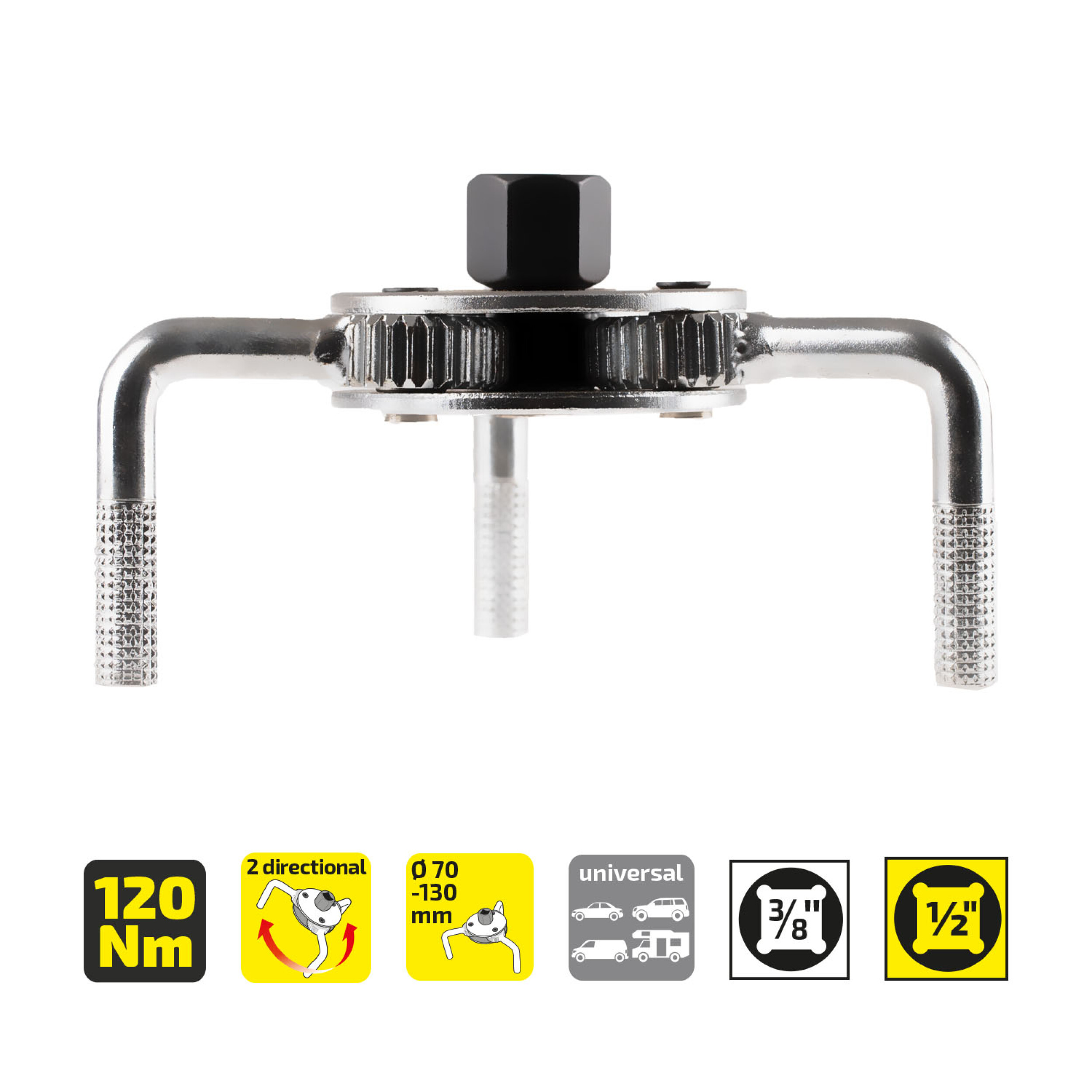 Ölfilterschlüssel 3-armig | HEYNER® Power Claw PRO