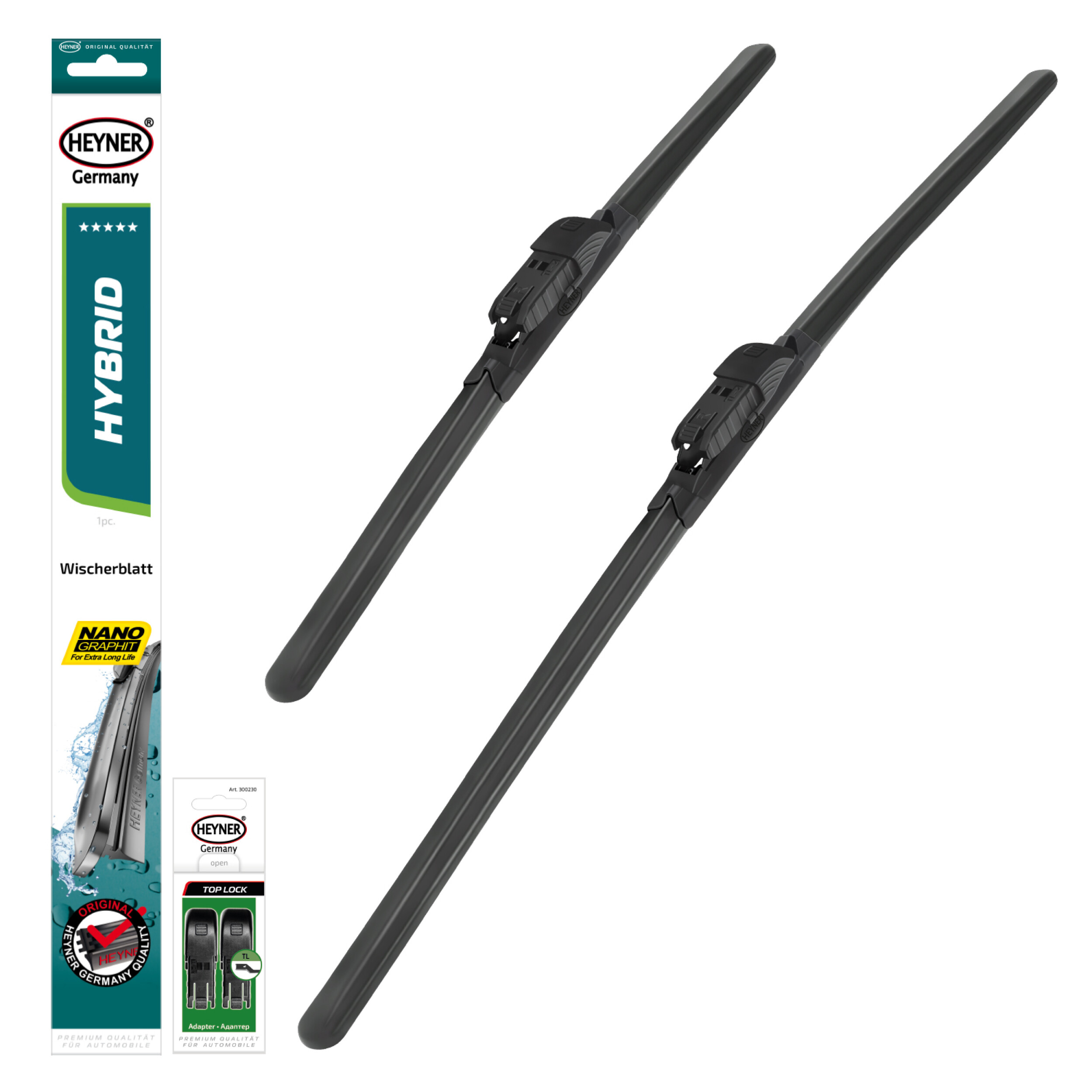 HEYNER® HYBRID Scheibenwischer Set für FIAT DUCATO 07.2006 - 12.2011