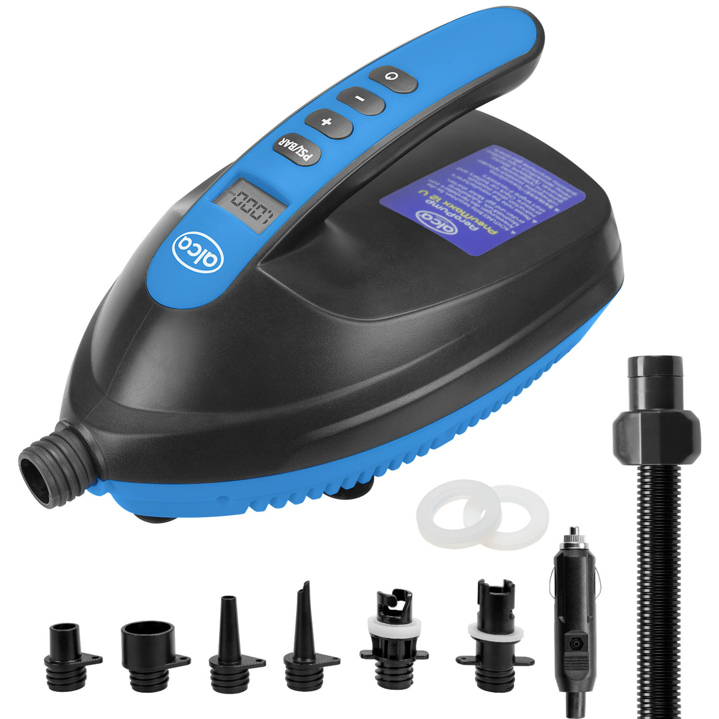 Elektrische Luftpumpe SUP | alca® AeroPump PneuMaxx 12 V