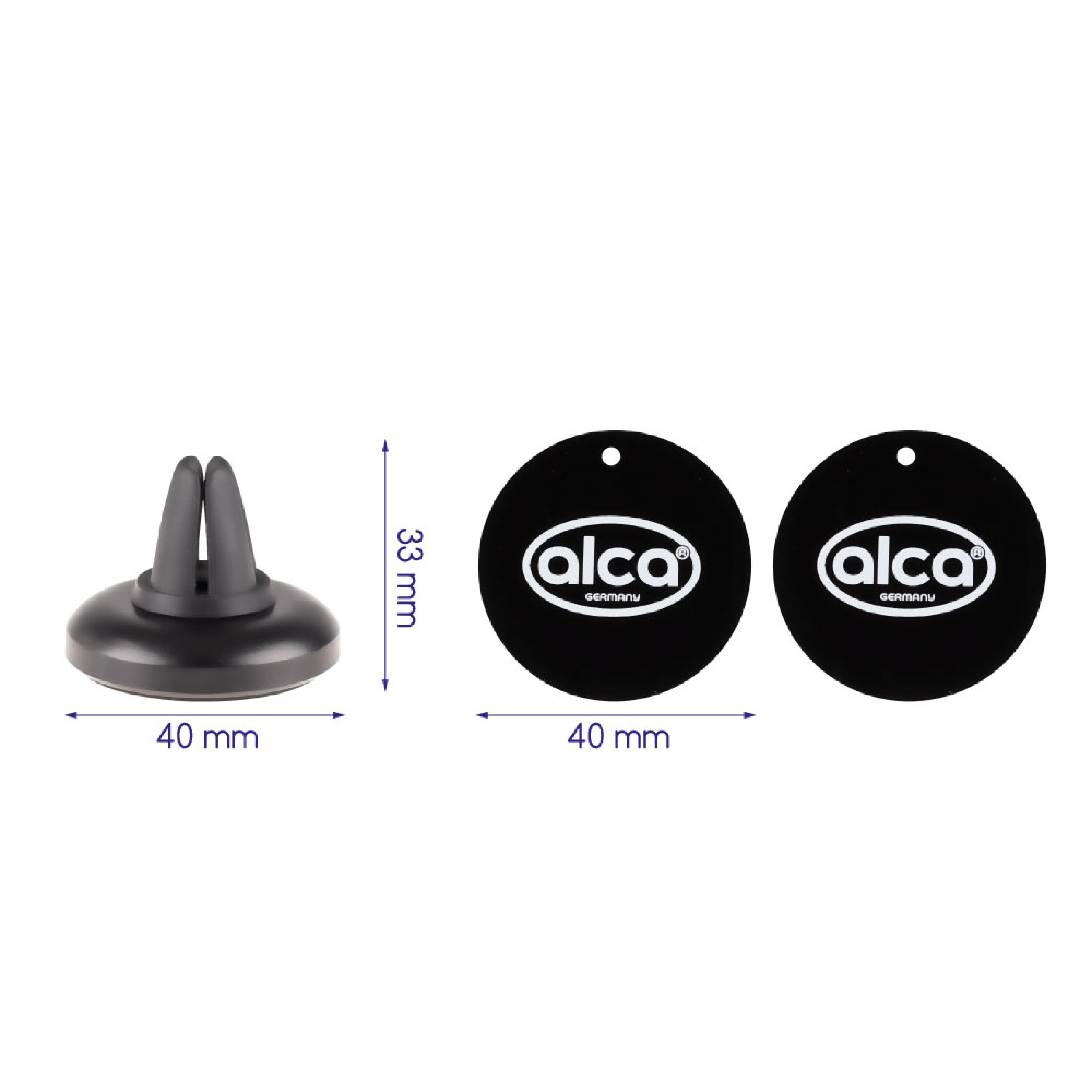 Magnet-Handyhalterung | alca® Magnetic Mobil Holder "AC Vent"
