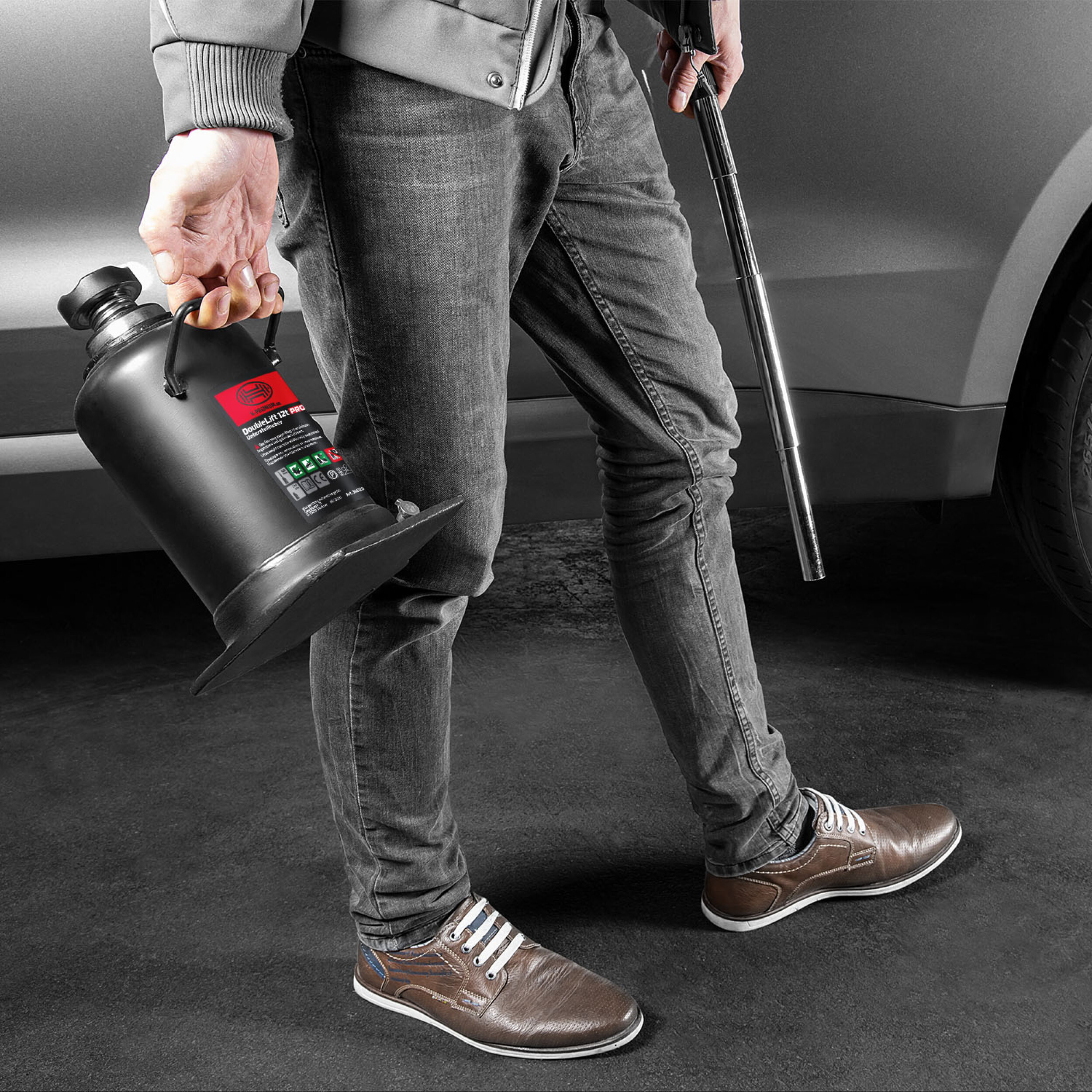 Hydraulic ram jack | HEYNER® DoubleLift 12t PRO