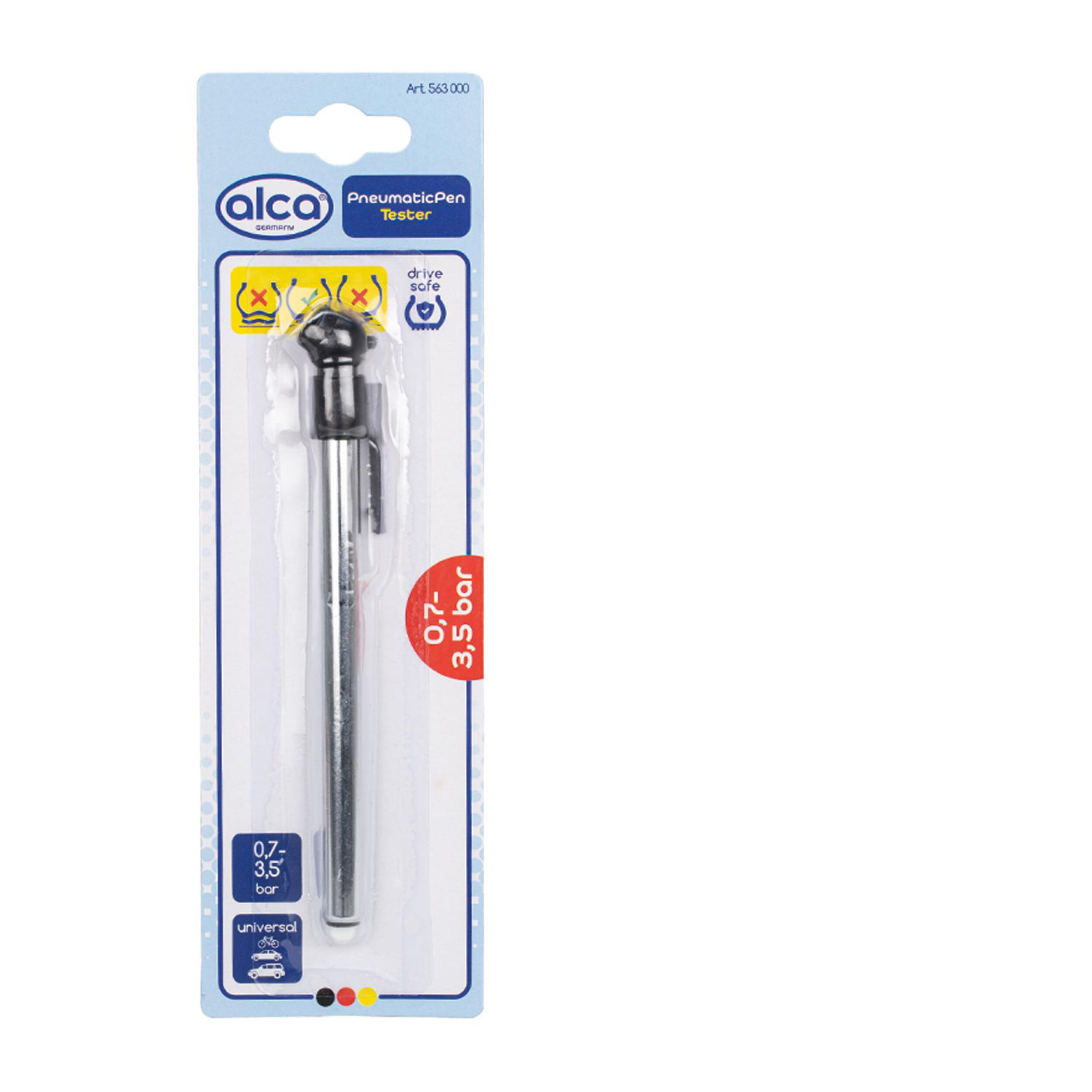 Reifendruck-Prüfer | alca® Pneumatic Pen Tester