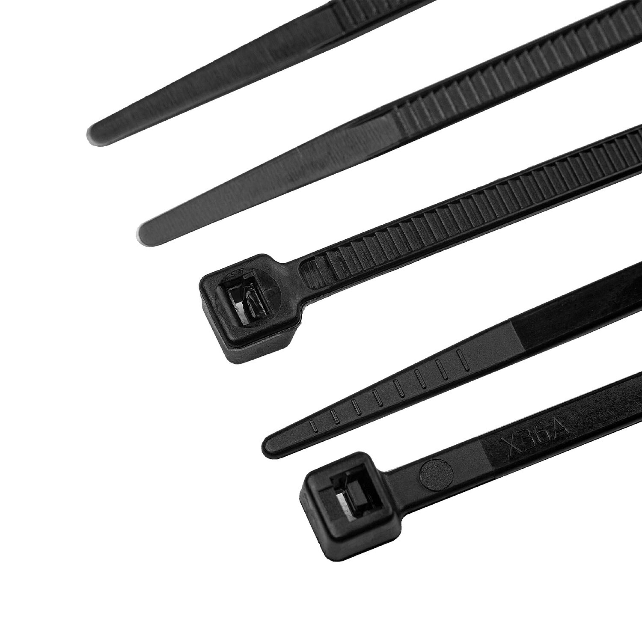 Kabelbinder 50 Stück schwarz | alca® Kabel Fix 4,8*350mm