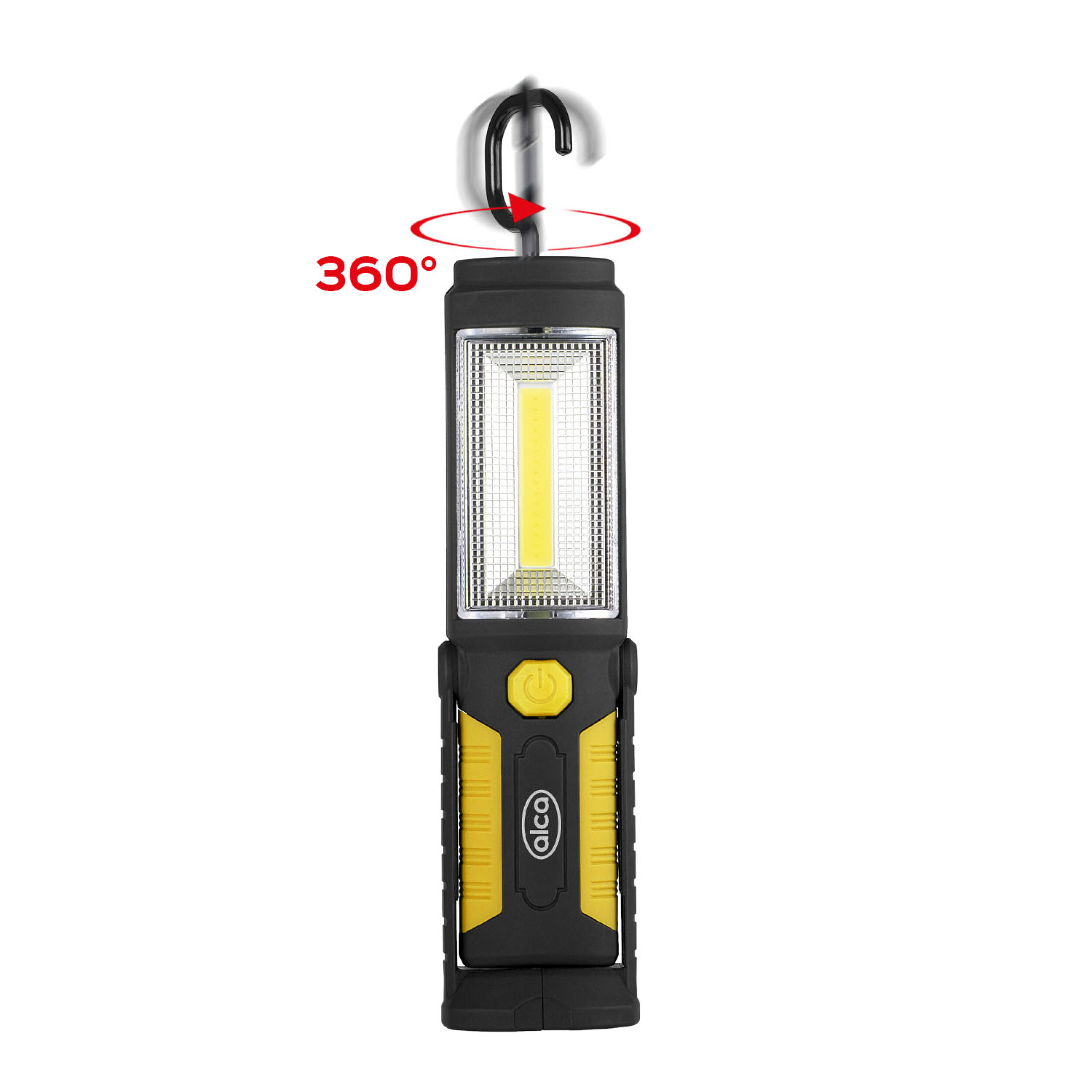 COB-LED Arbeitslampe mit Batterien | alca® COB-LED Lamp