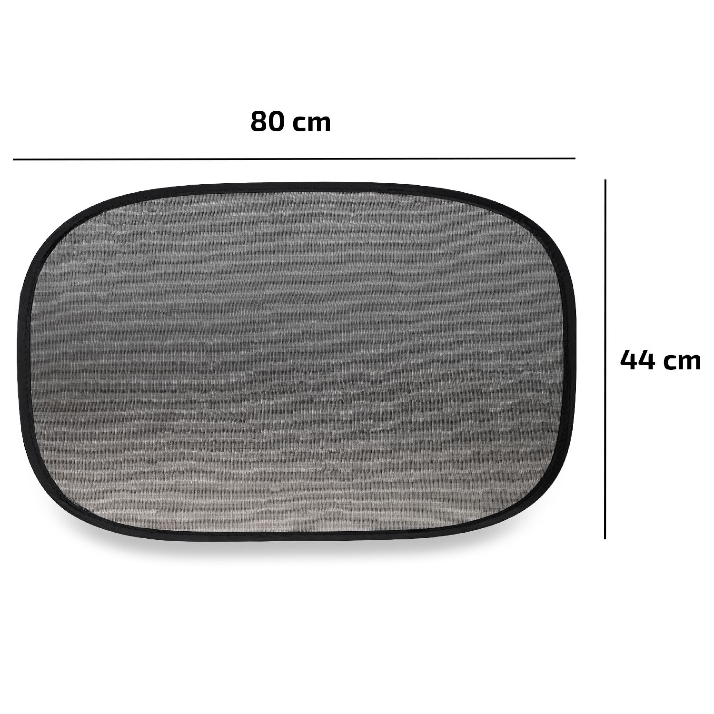 Auto Sonnenschutz mit Saugnapf 80x44cm 2er-Set | HEYNER® UV Protect PRO