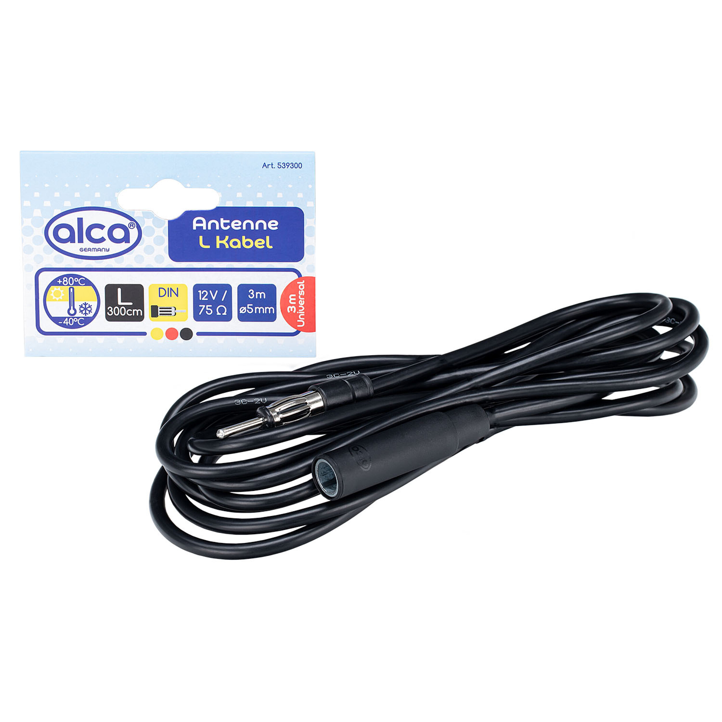 Antennen Verlängerungskabel | alca® Antenne Kabel 3m