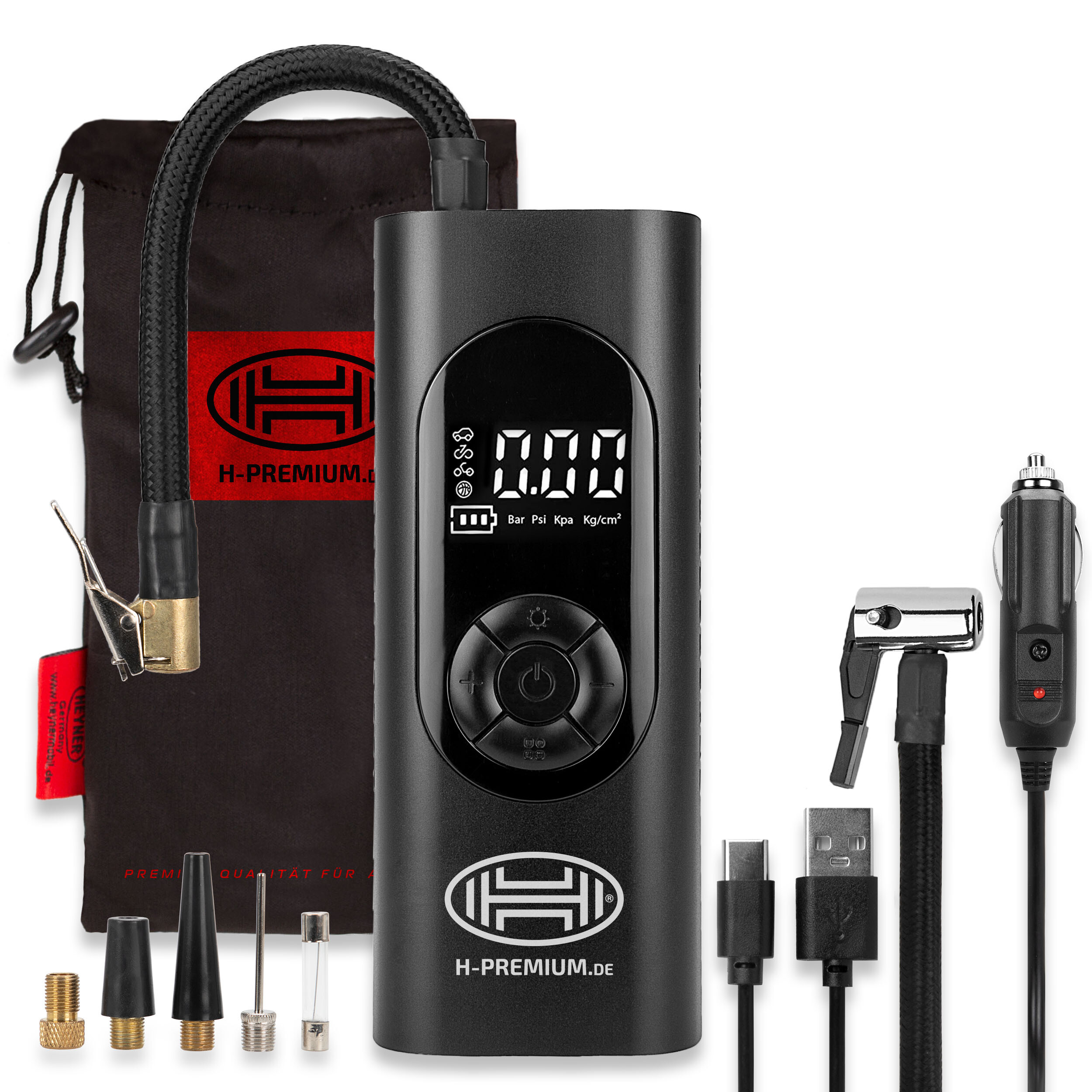 Digital Akku Kompressor | HEYNER® AkkuPressor PRO