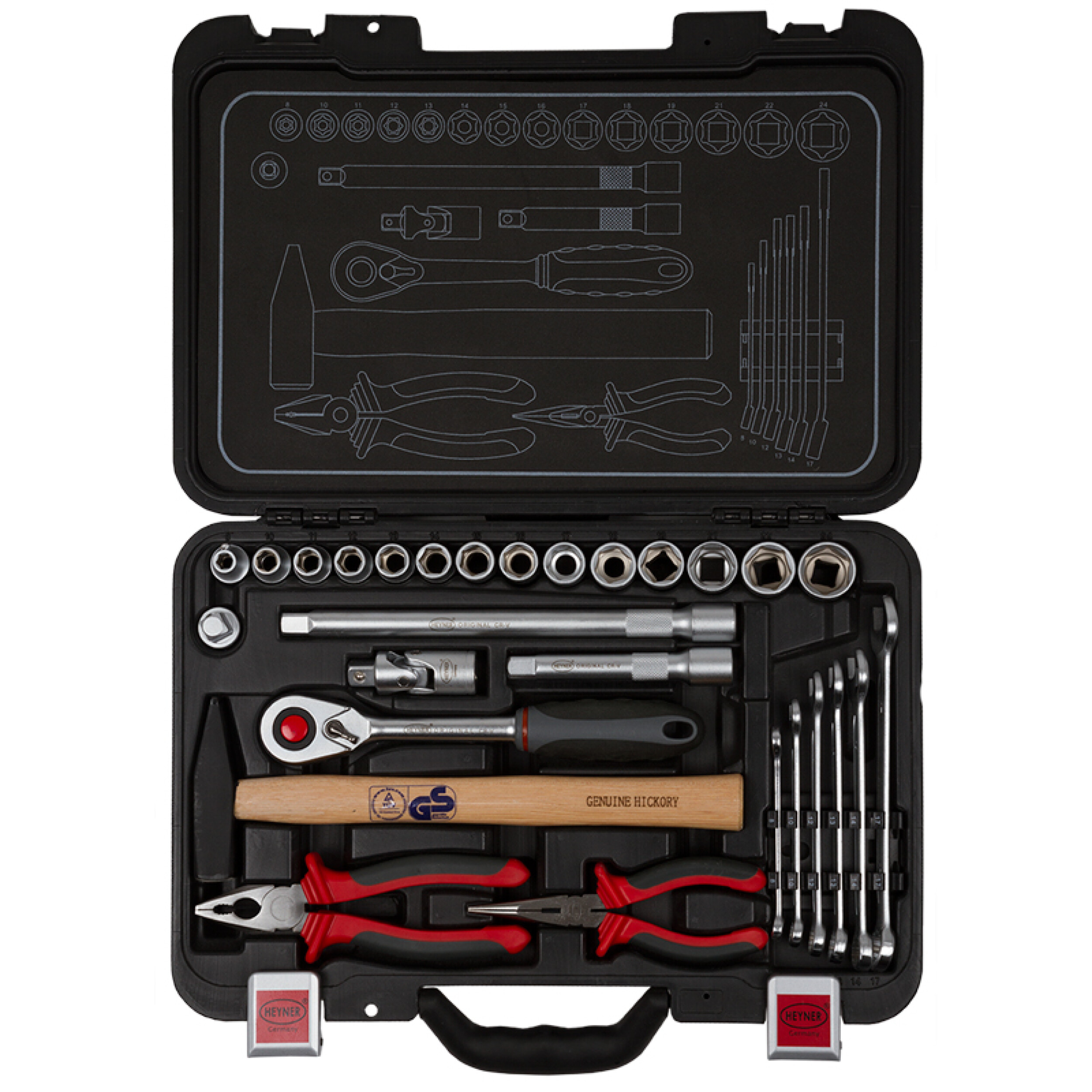 Werkzeugkoffer 28-tlg. | HEYNER® Tool Set S28 PRO