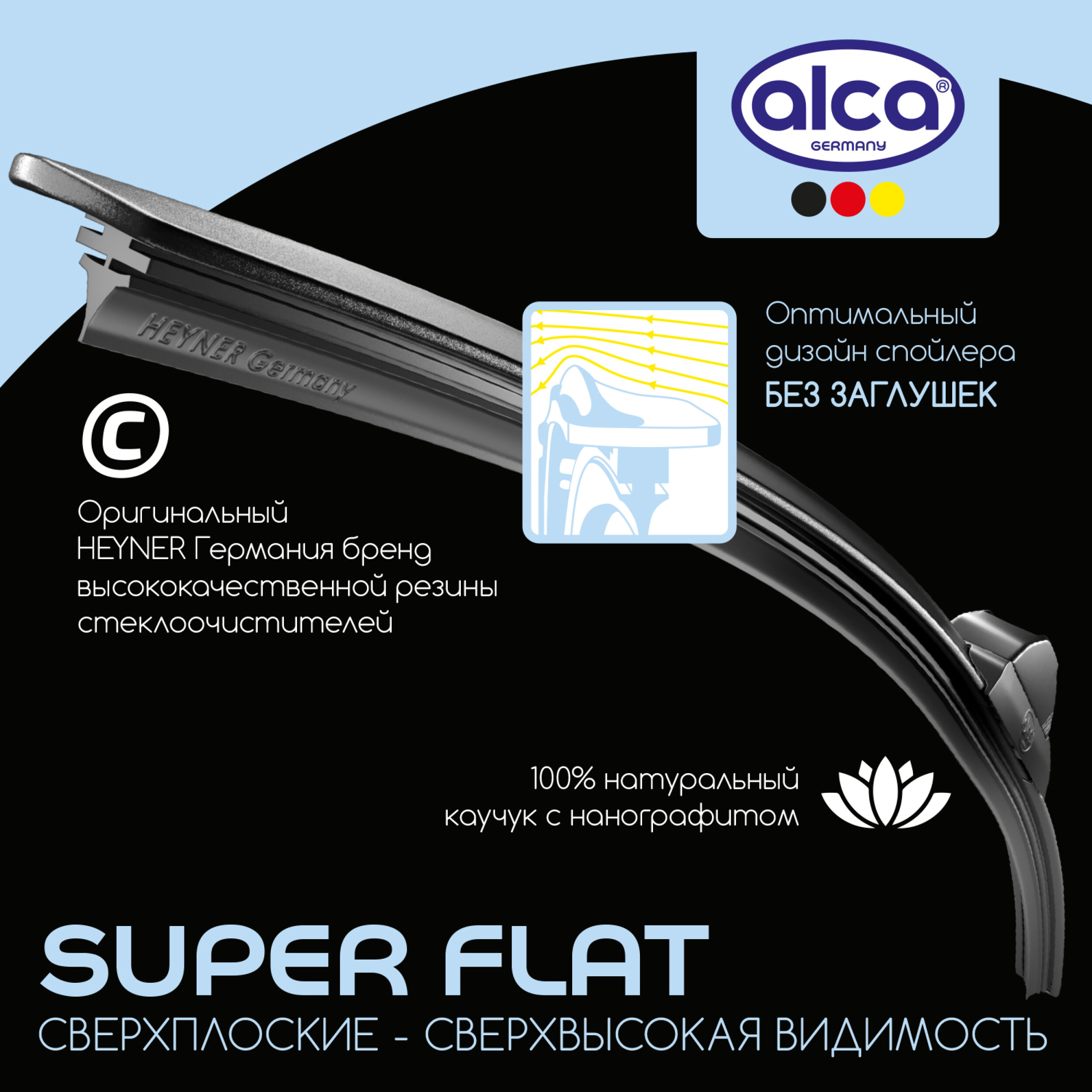 alca® SUPER FLAT Scheibenwischer Set für MERCEDES-BENZ SPRINTER 06.2006 - 01.2018