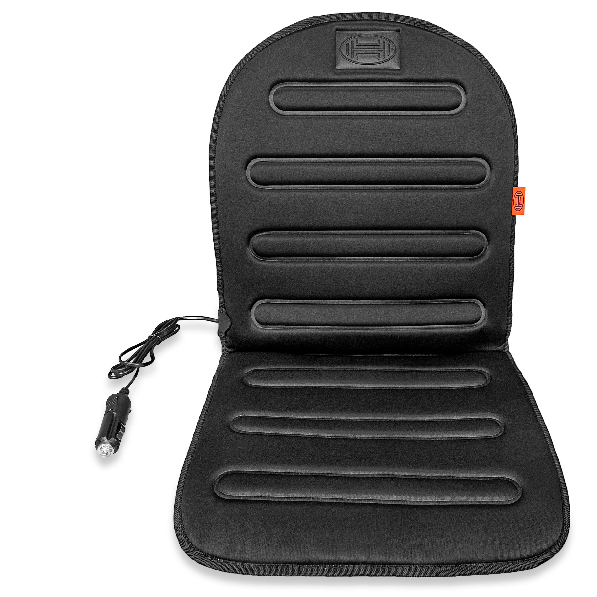 Auto-Sitzauflage beheizbar 12V schwarz | HEYNER® Warm Comfort SAFE