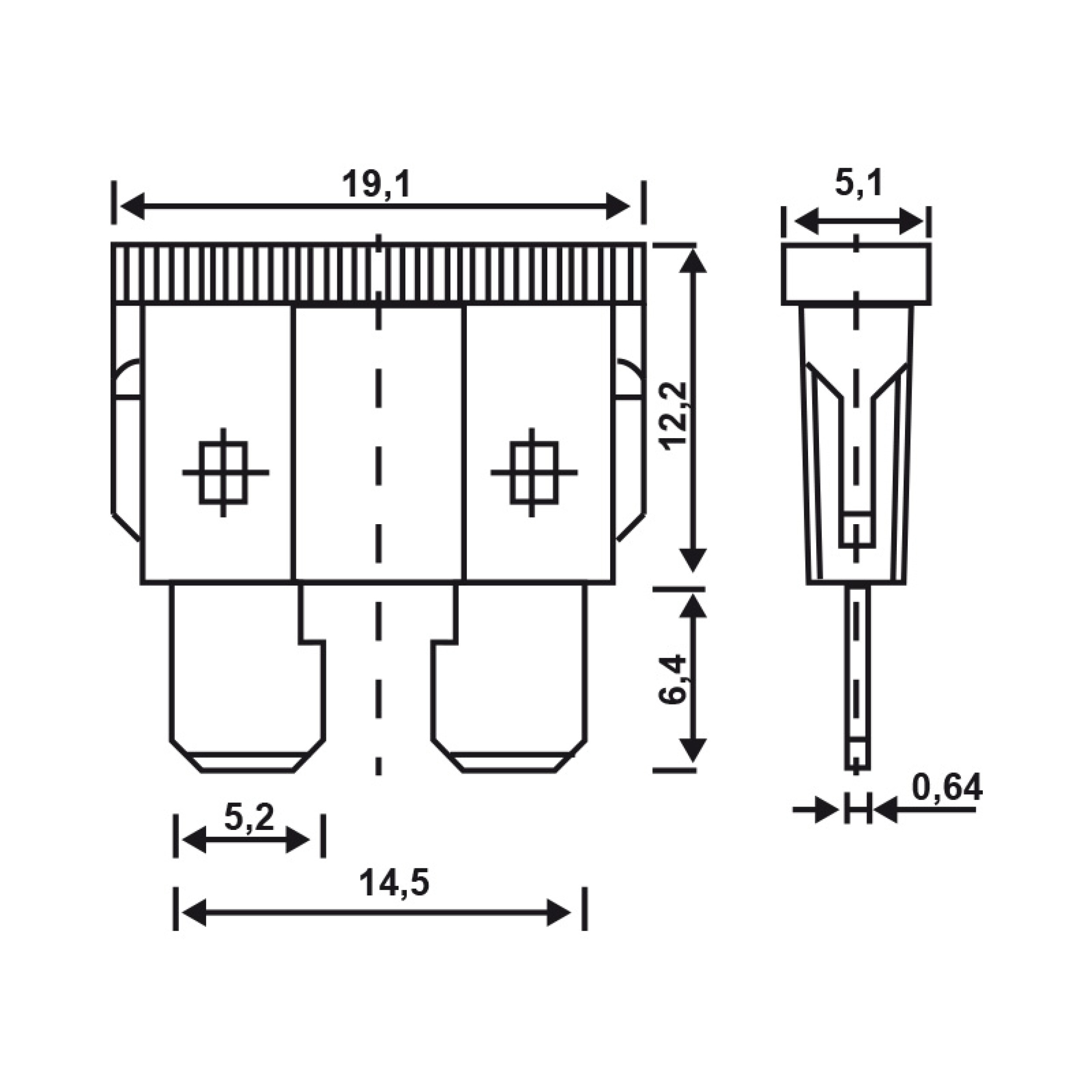 Flach-Sicherungen 5 - 30 A; 10 St. Blister | alca® Fuse ATS Set
