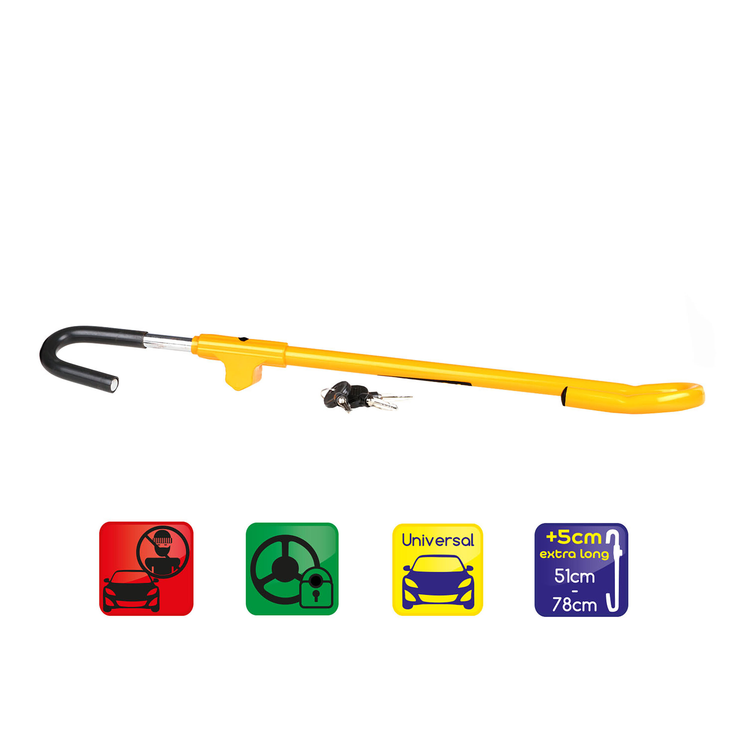 Lenkrad-Pedal-Sperre | alca® AutoSafe Pedal Blocker