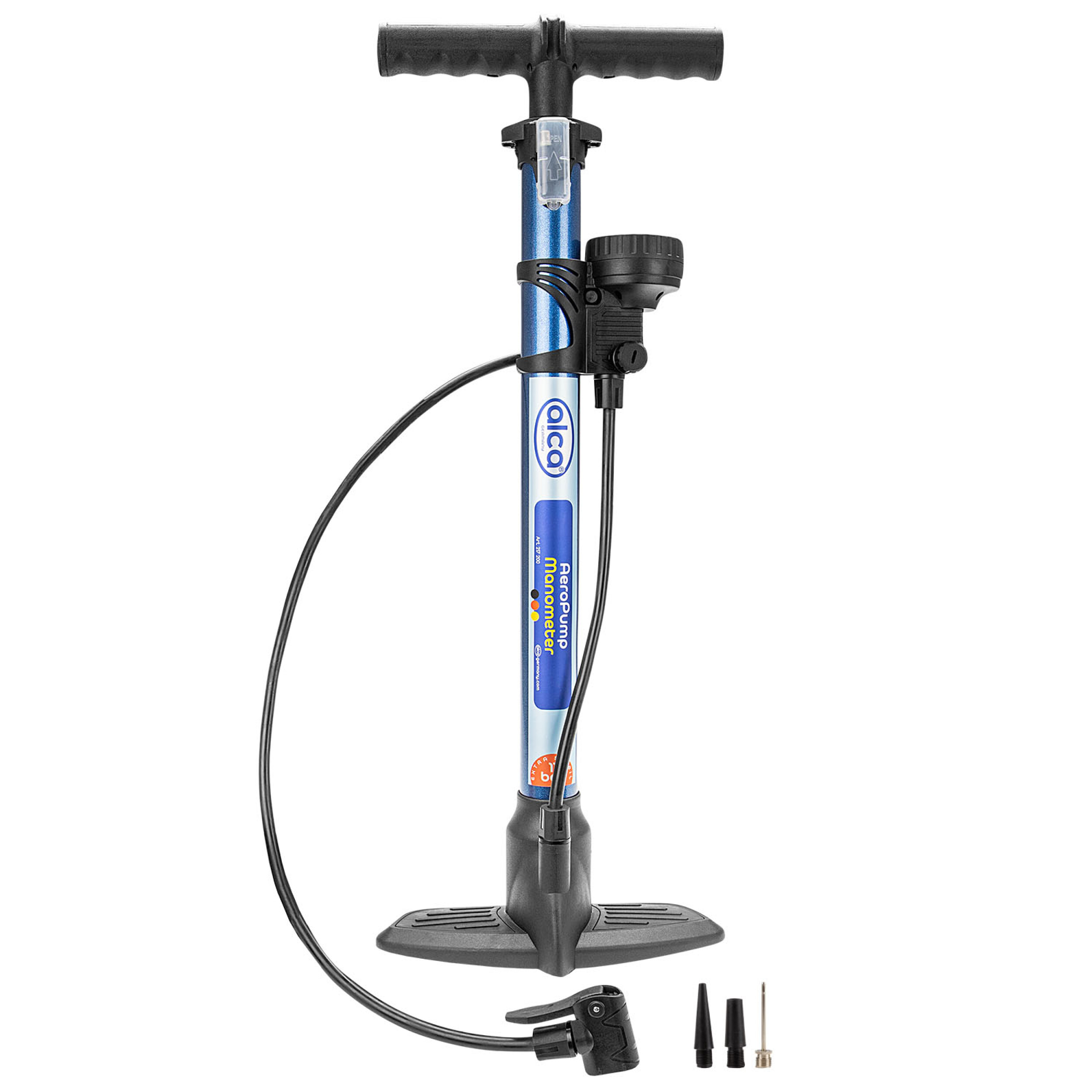 Hochleistungs-Handpumpe mit Manometer | alca® AeroPump Manometer