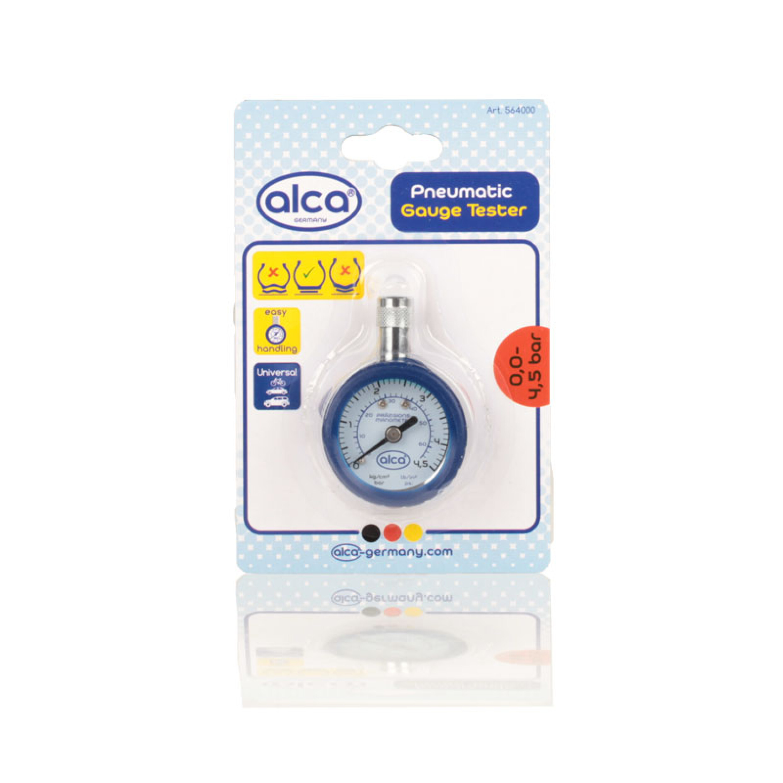 Reifendruck-Prüfer "Präzision" | alca® Pneumatic Gauge Tester