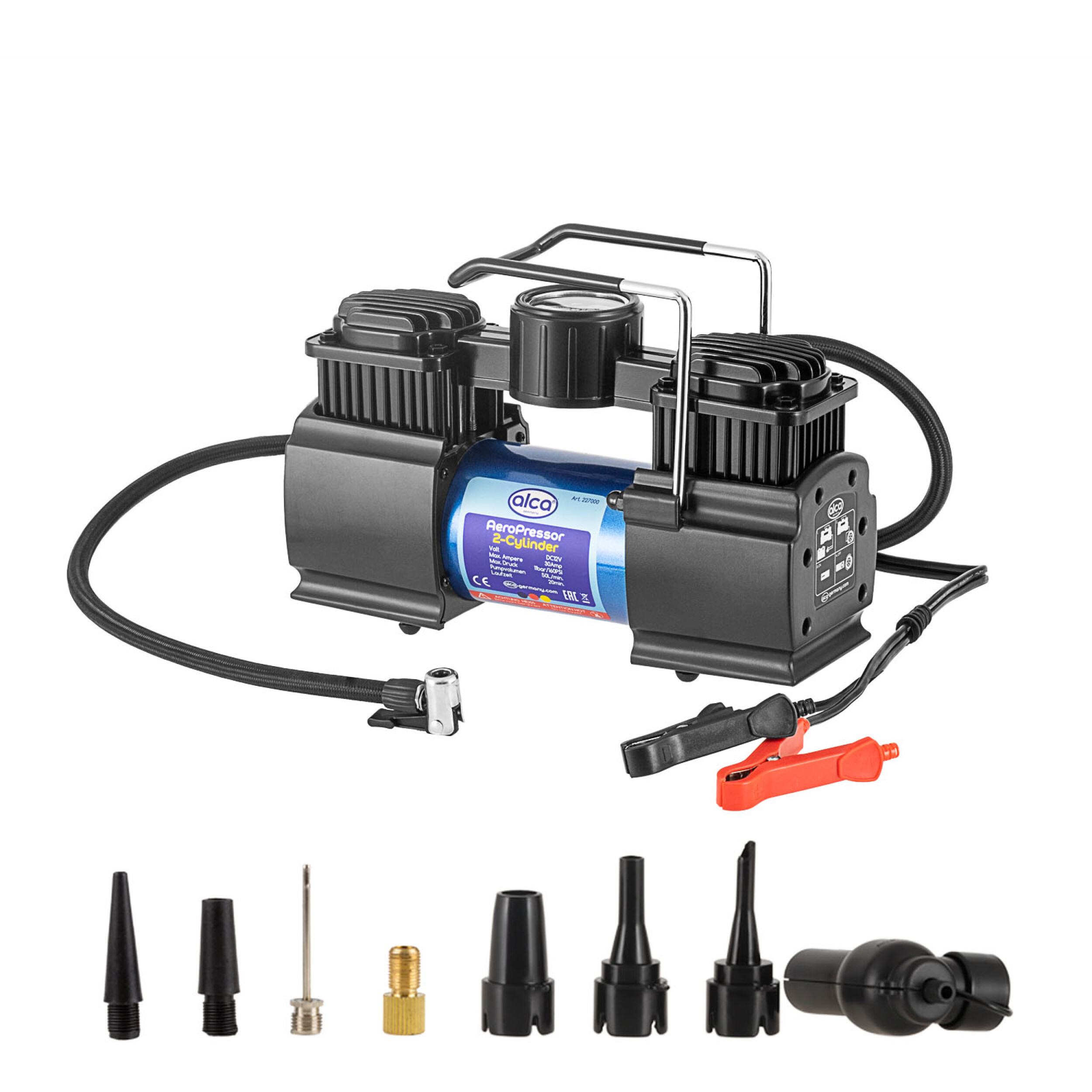 Kraft-Kompressor 12 V | alca® AeroPressor 2 Zylinder