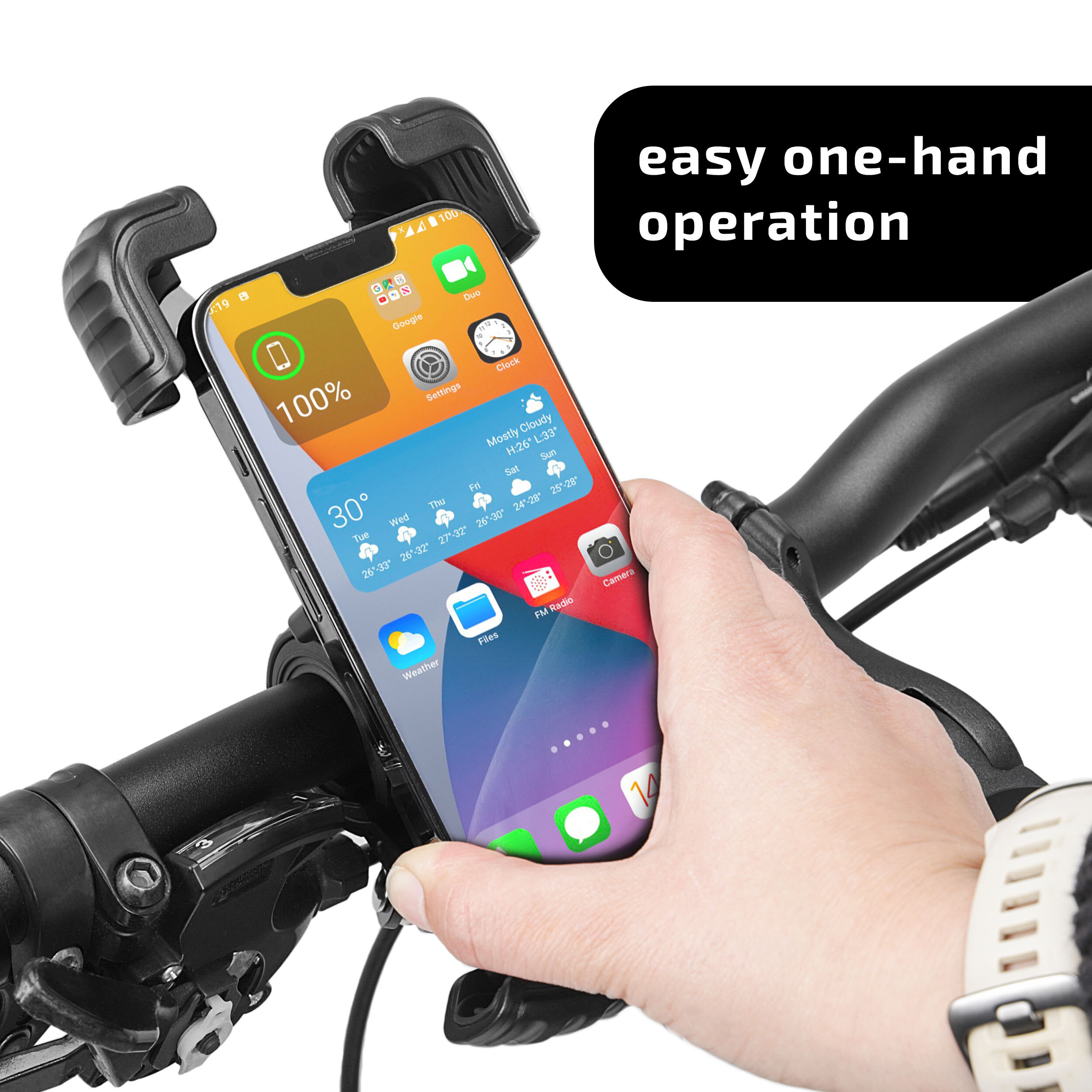 Telefonhalter für Fahrräder | HEYNER® BikeFix PRO