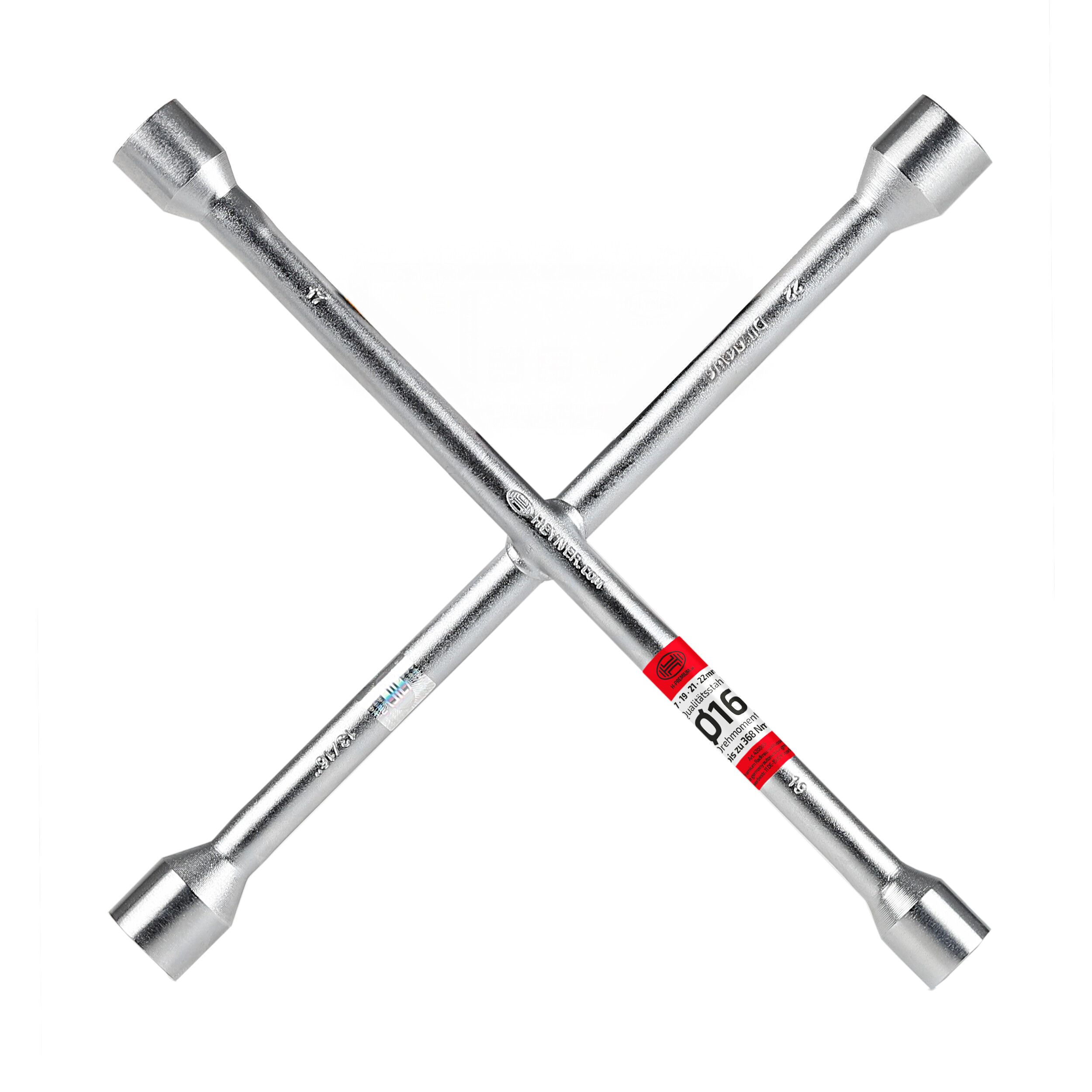 Radkreuzschlüssel chrome | HEYNER® X-Wheel Wrench PRO