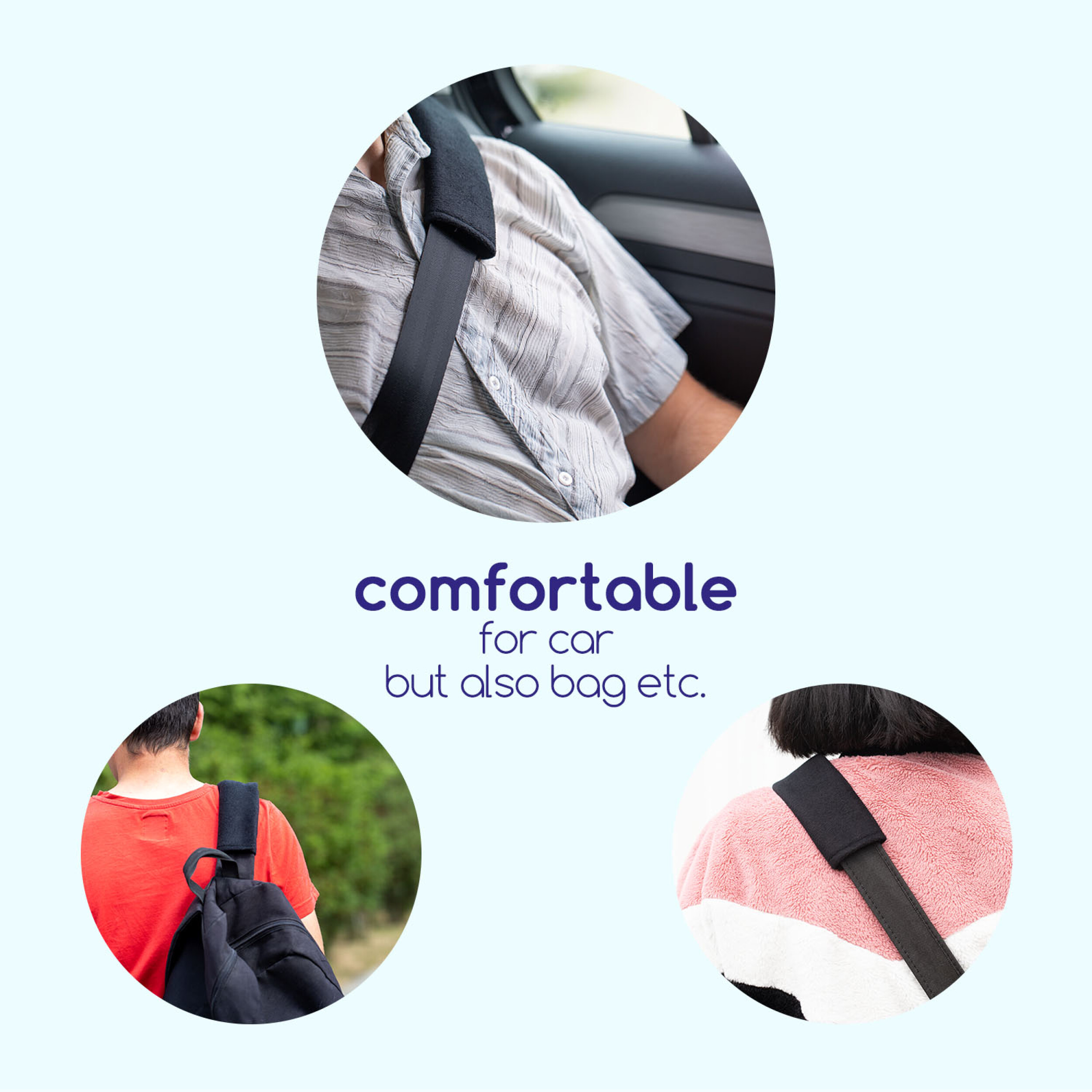 Gurtschoner 2er-Set | alca® Belt Pad Soft