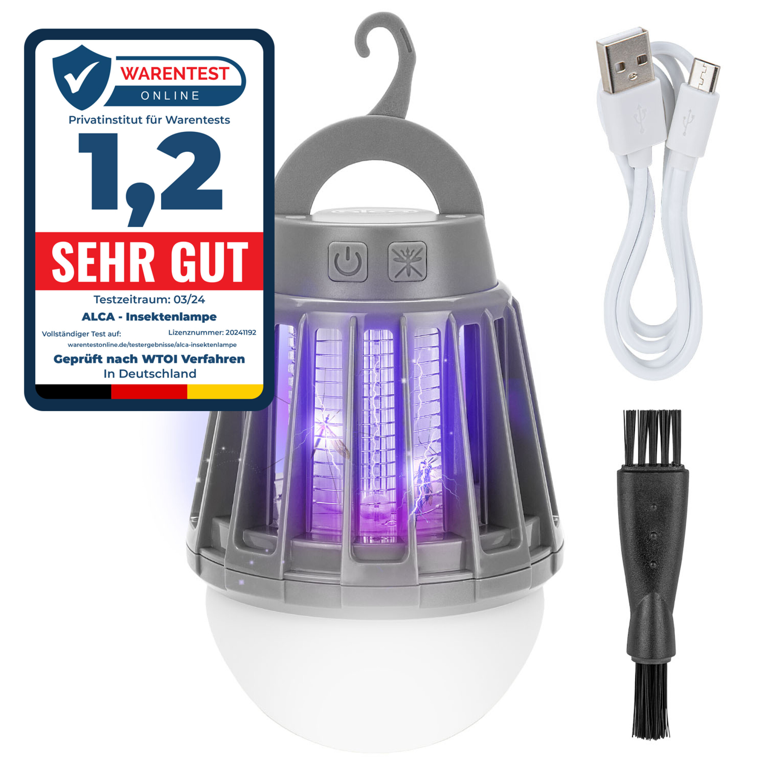 Elektrische Insektenlampe | alca® MosquitoVolt