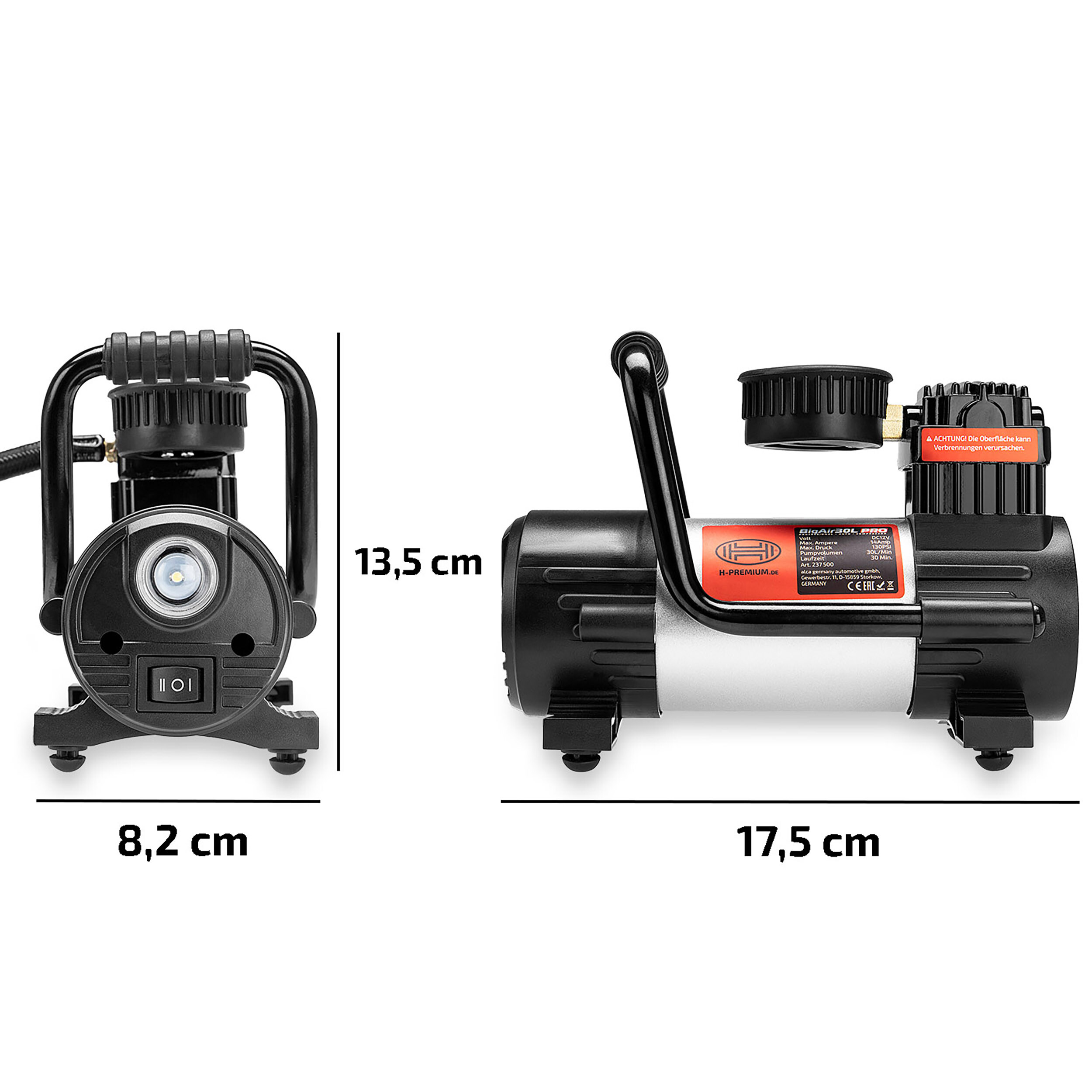 Kompressor 12 V / 30 L | HEYNER® BigAir30L PRO