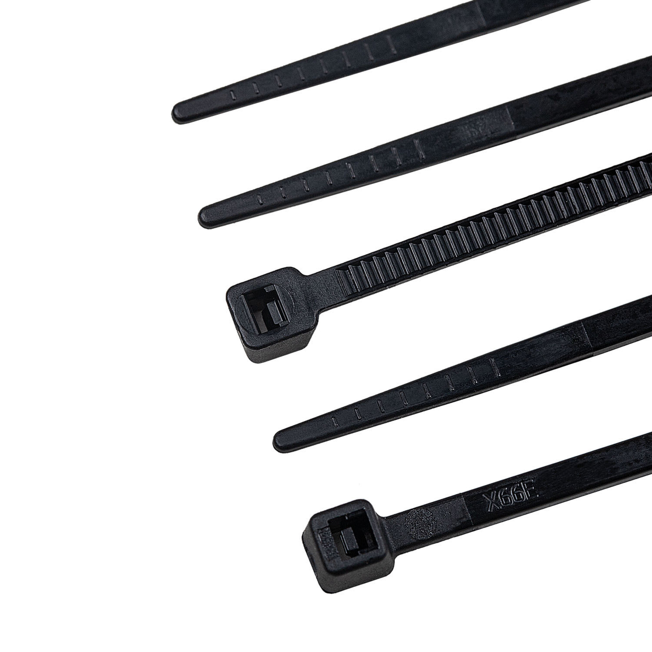 Kabelbinder 100 Stück schwarz | alca® Kabel Fix 2,5*100mm