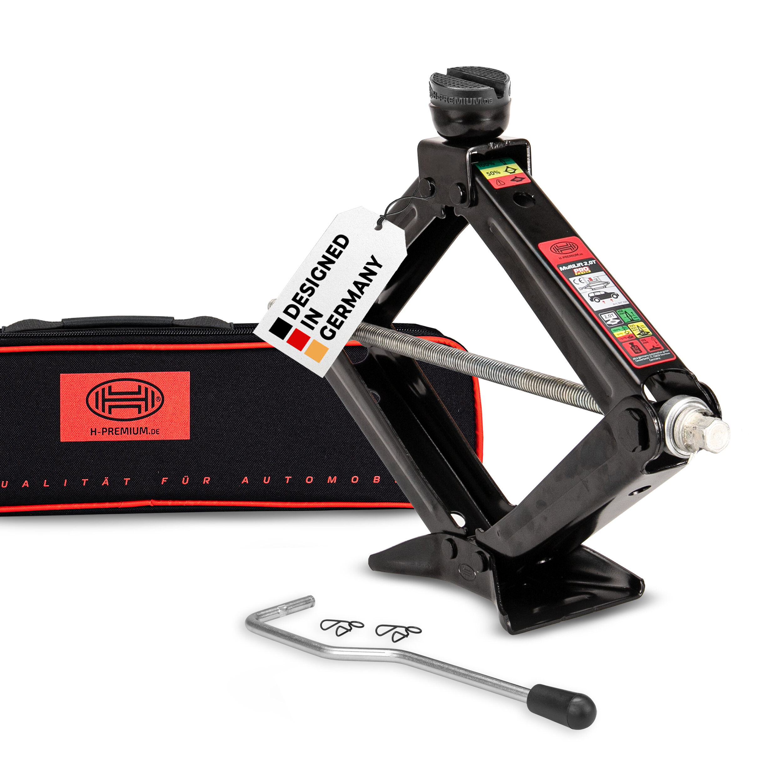 Premium Scherenwagenheber Runder Sattel | HEYNER® MultiLift PRO