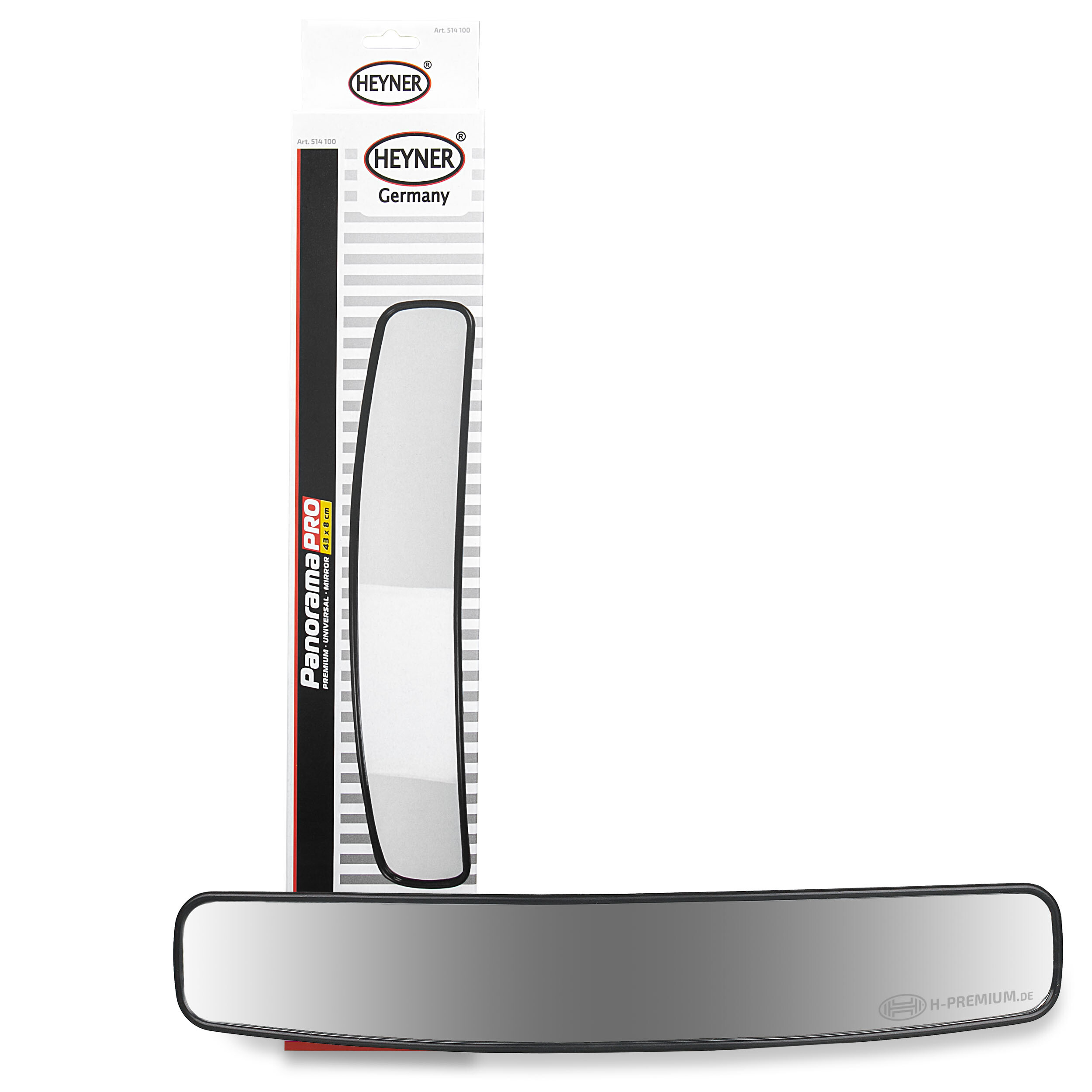 Panoramic mirror 430 x 80 mm | HEYNER® Panorama PRO